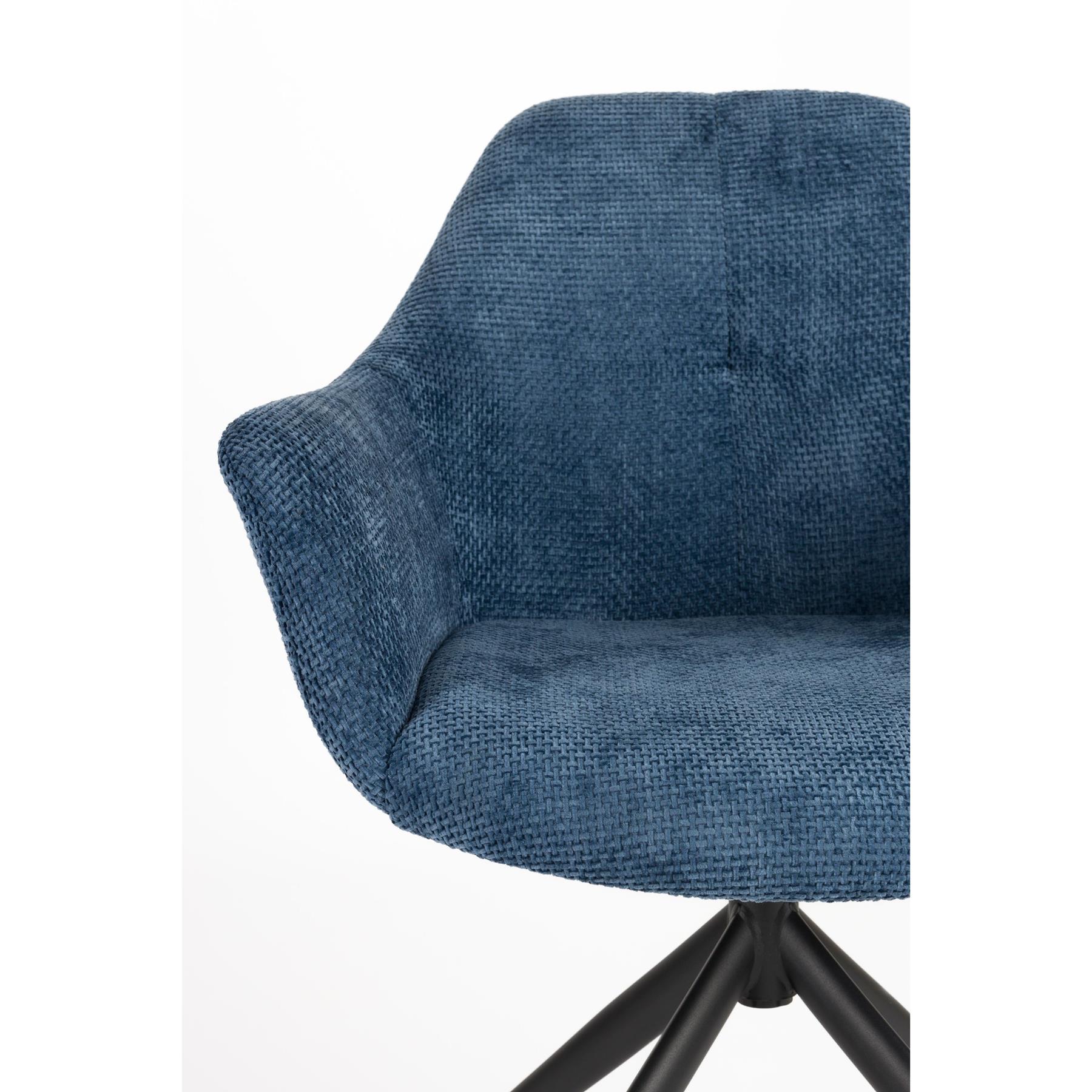 Housecraft Living Wiz Eetkamerstoelen Blauw - Set van 2