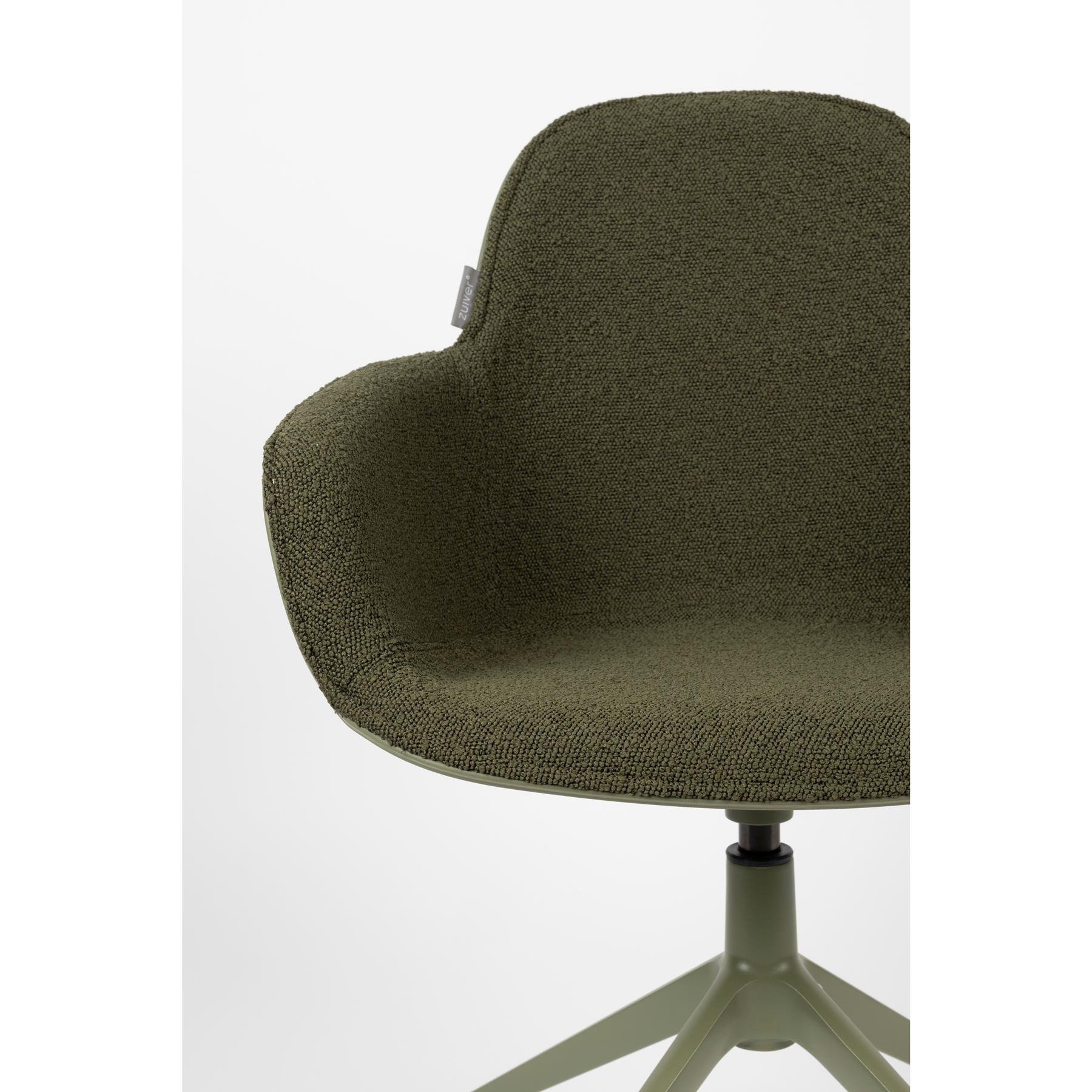 Zuiver Albert Kuip Swivel Eetkamerstoelen Groen - Set van 2