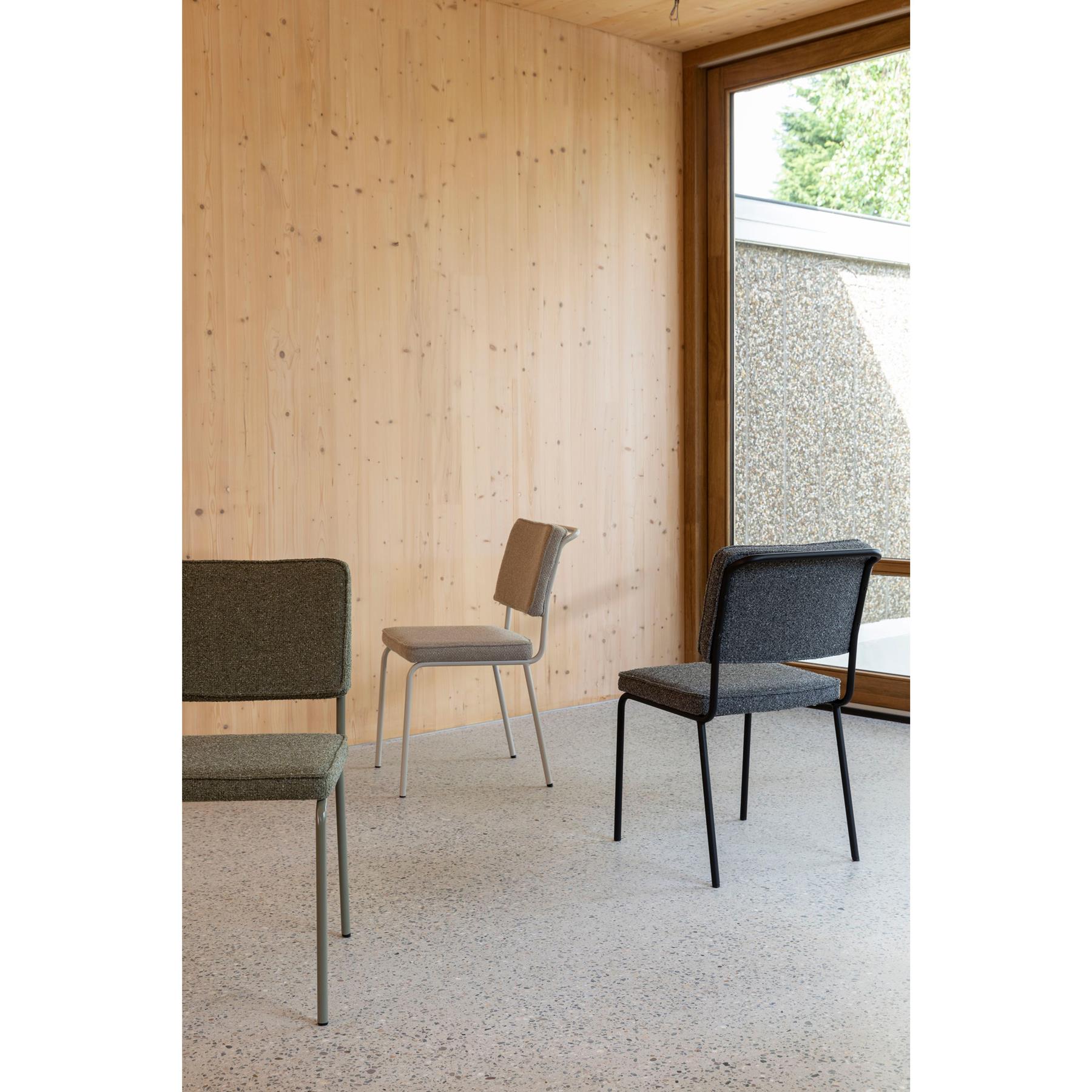 Zuiver Buddy Eetkamerstoelen Zwart - Set van 2