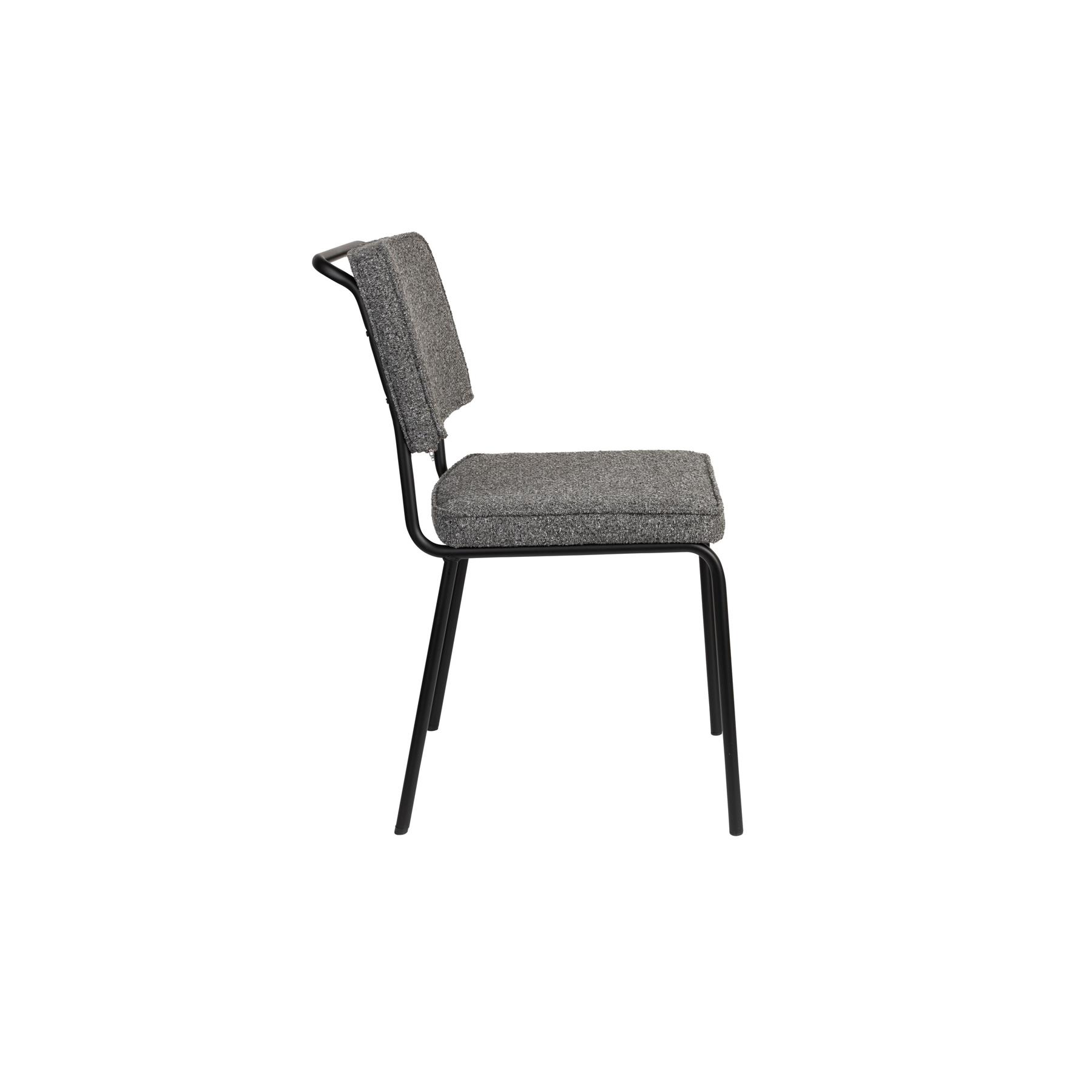 Zuiver Buddy Eetkamerstoelen Zwart - Set van 2