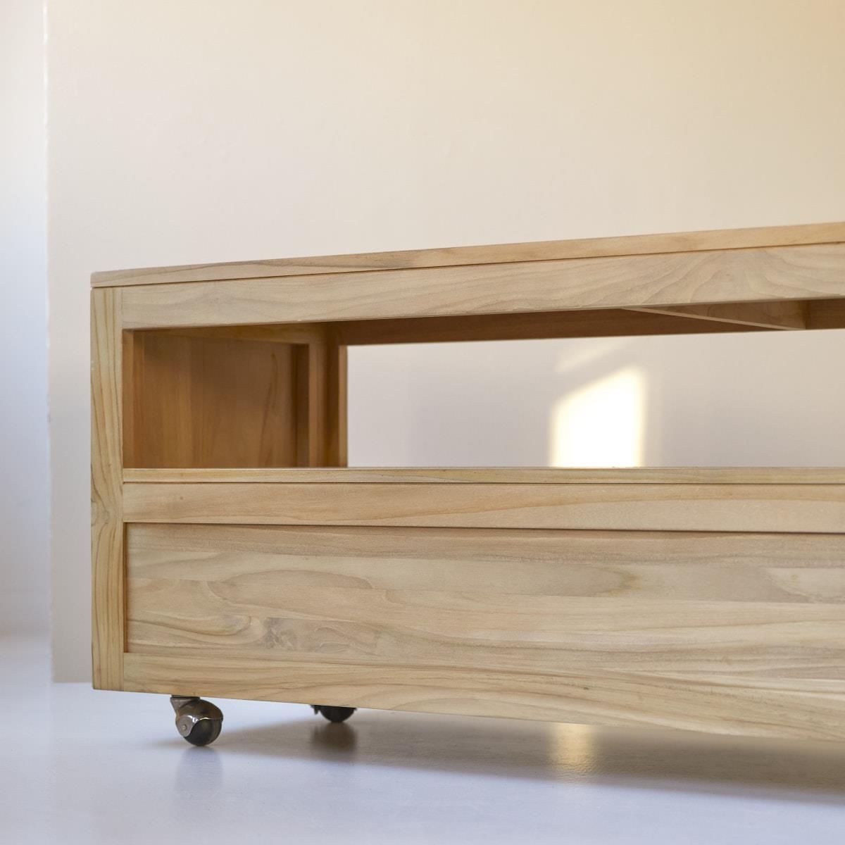 Tikamoon - Anoa - Tv-meubel van massief teakhout 140 cm