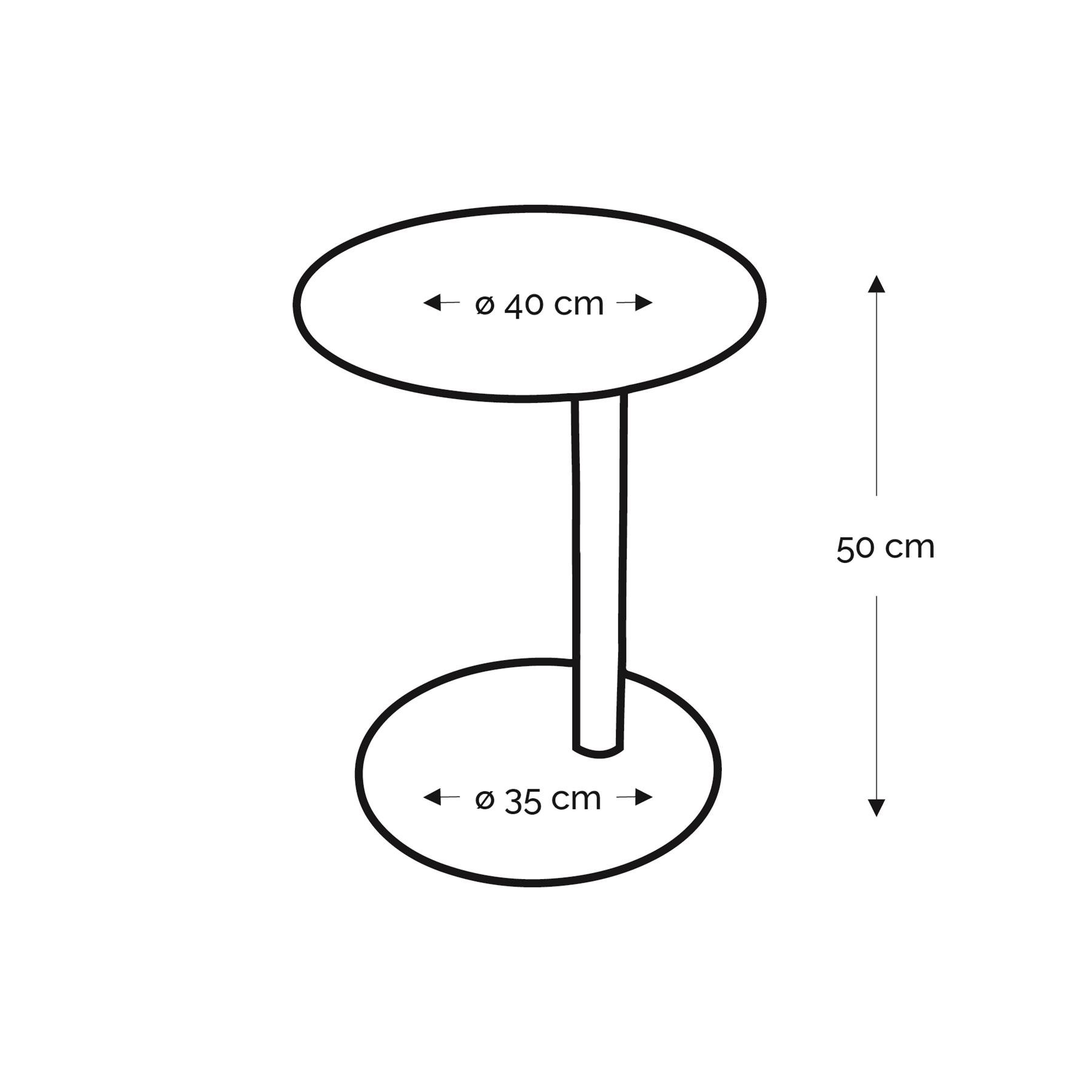 SPINDER DESIGN MERO Bijzettafel - Wit - Scandinavian White