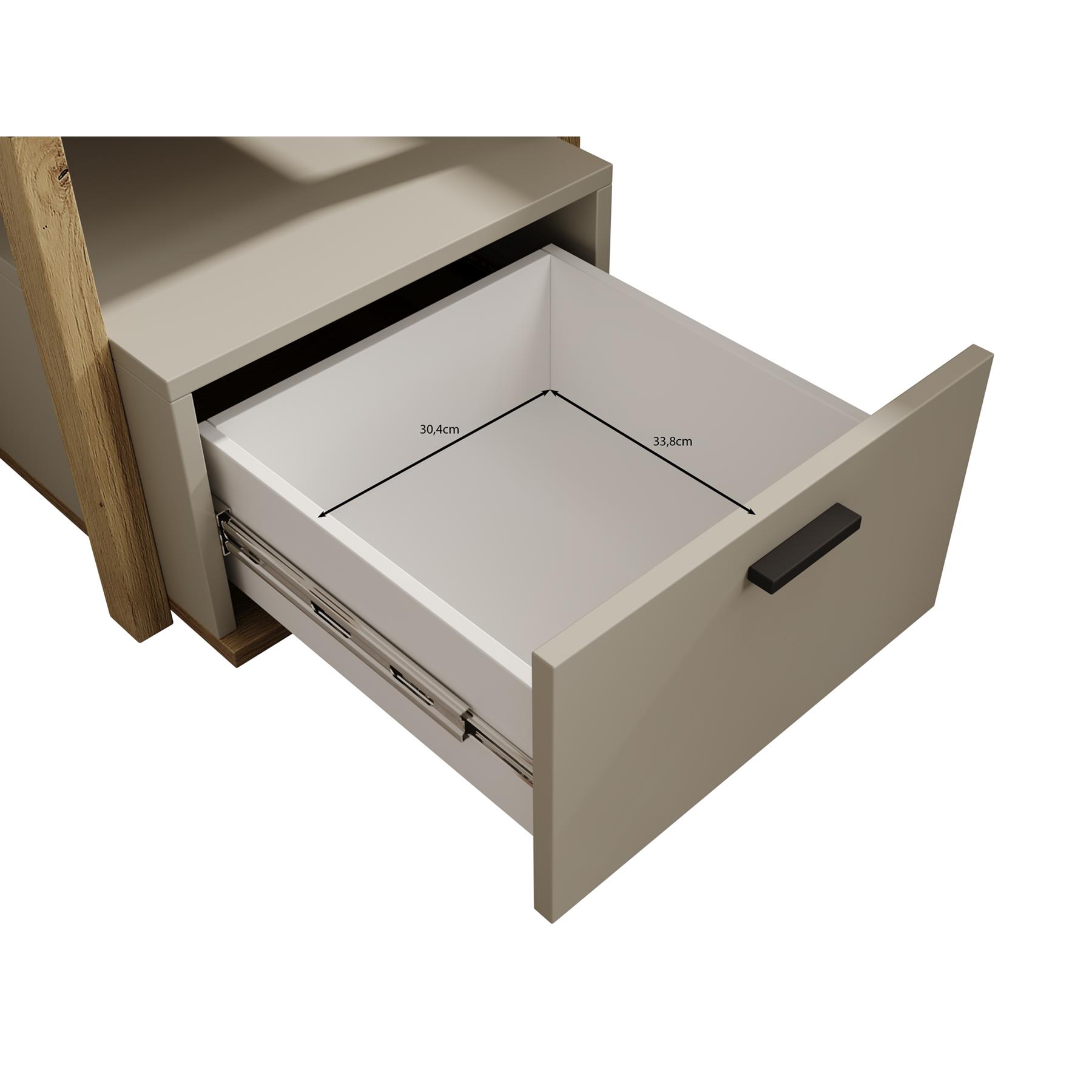 Meubella Kindernachtkastje Livingston - Beige - 45 cm