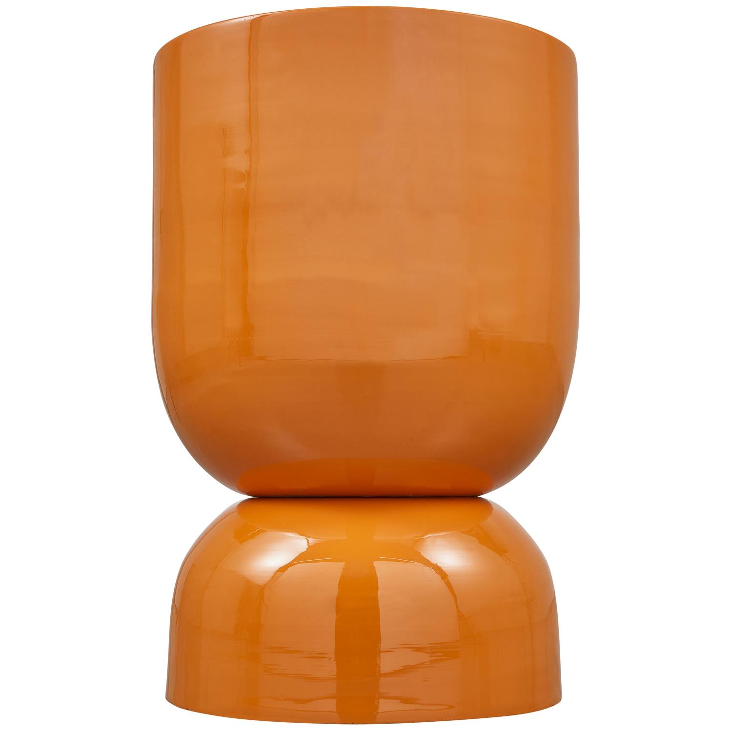 WOOOD Hekla Bijzettafel  - Metaal - Oranje - 47x32x32