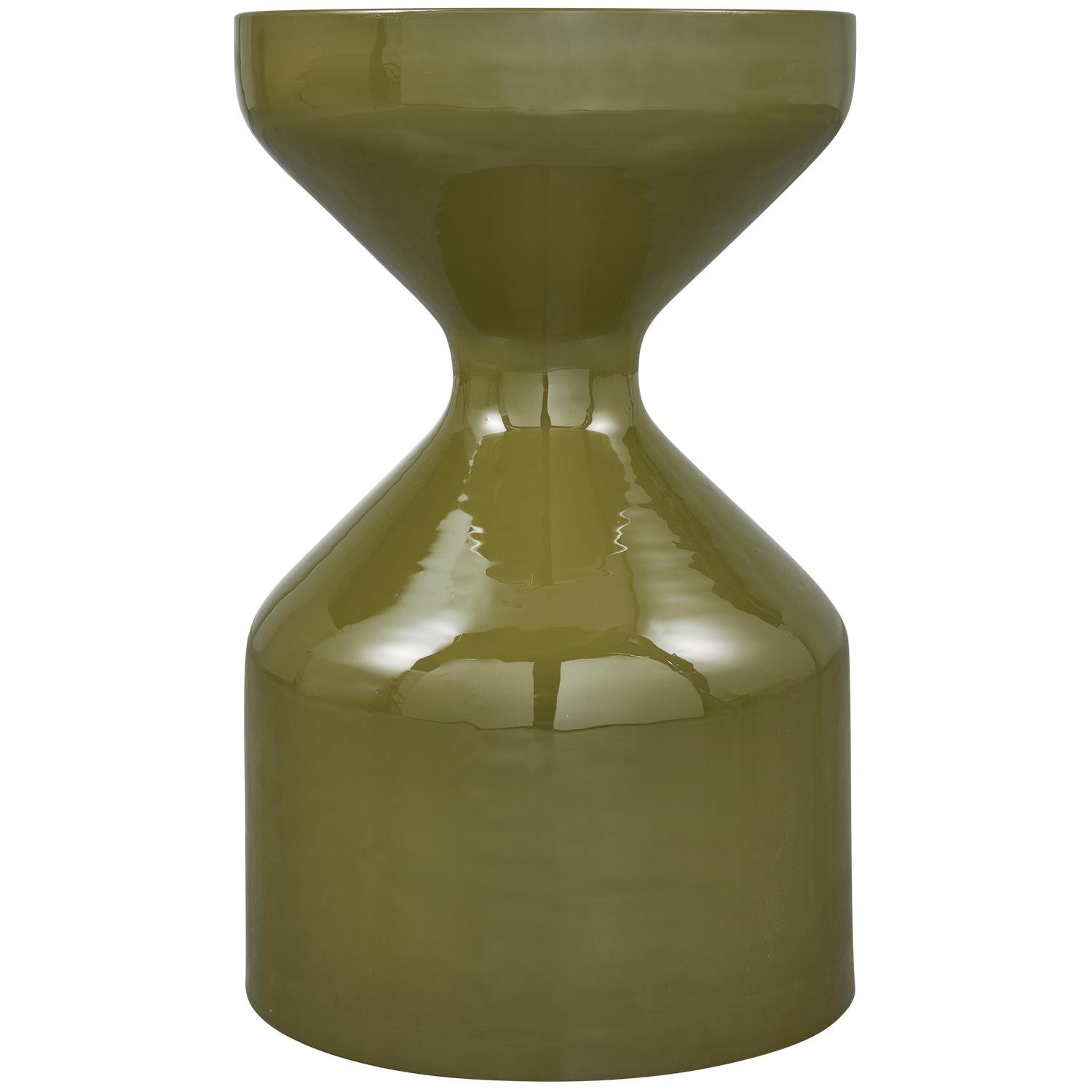 WOOOD Floyd Bijzettafel - Metaal - Groen - 47x30x30