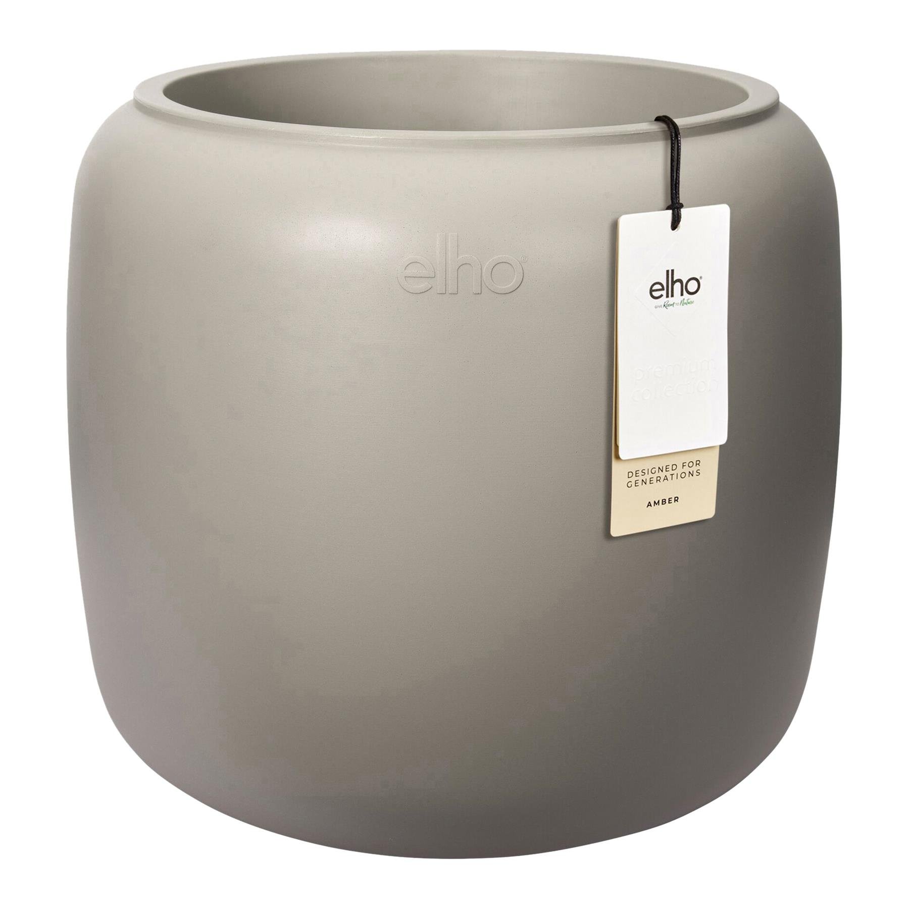 Elho Amber Beads Small 40 - Balanced beige - L 39 x B  x H 35 cm - Binnen en Buiten - 100% gerecycled