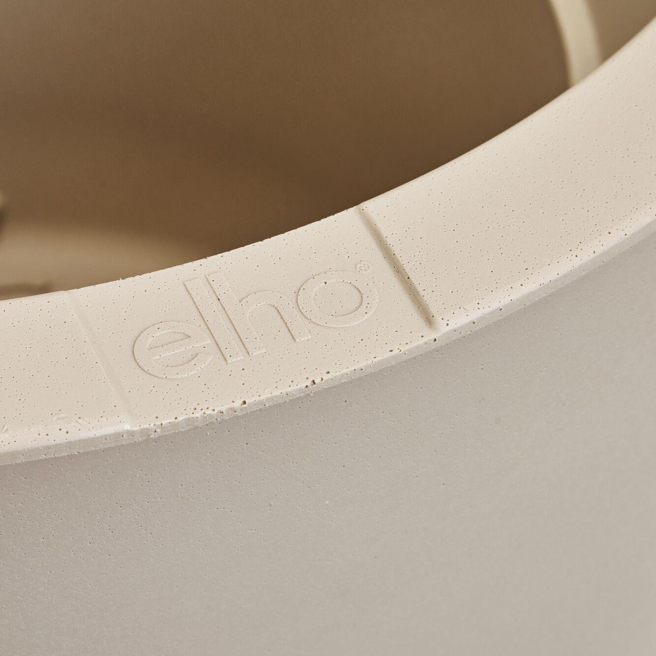 Elho Amber Grail 40 - Balanced beige - Ø 38 x H 36 cm - Binnen en Buiten - 100% gerecycled