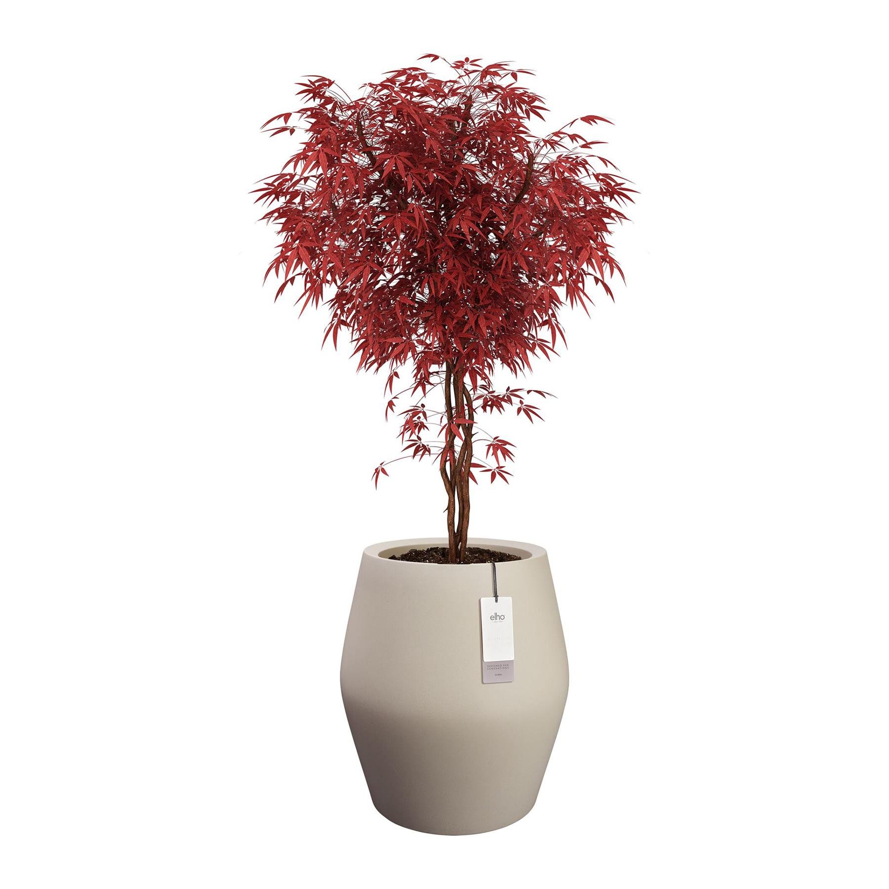 Elho June Split High 46 - Balanced beige - Ø 46 x H 53 cm - Binnen en Buiten - 100% gerecycled