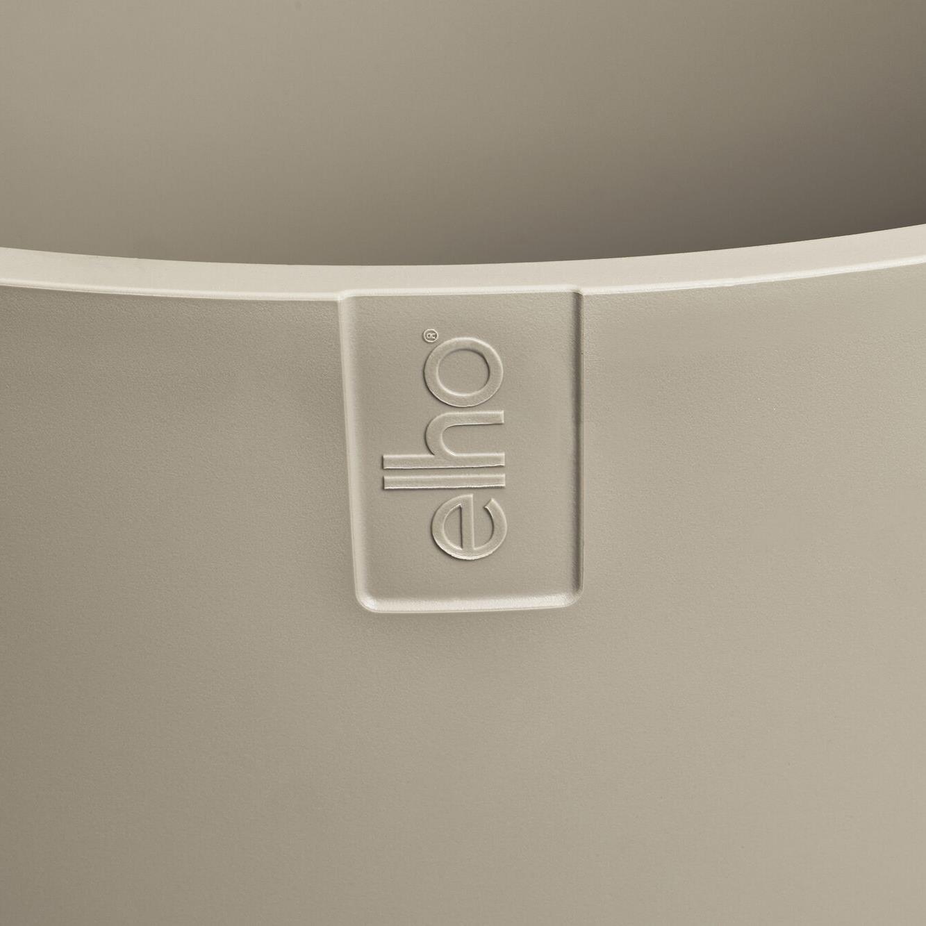 Elho Eden 30 - Zacht taupe - L 31 x B  x H 28 cm - Binnen en Buiten - 100% gerecycled