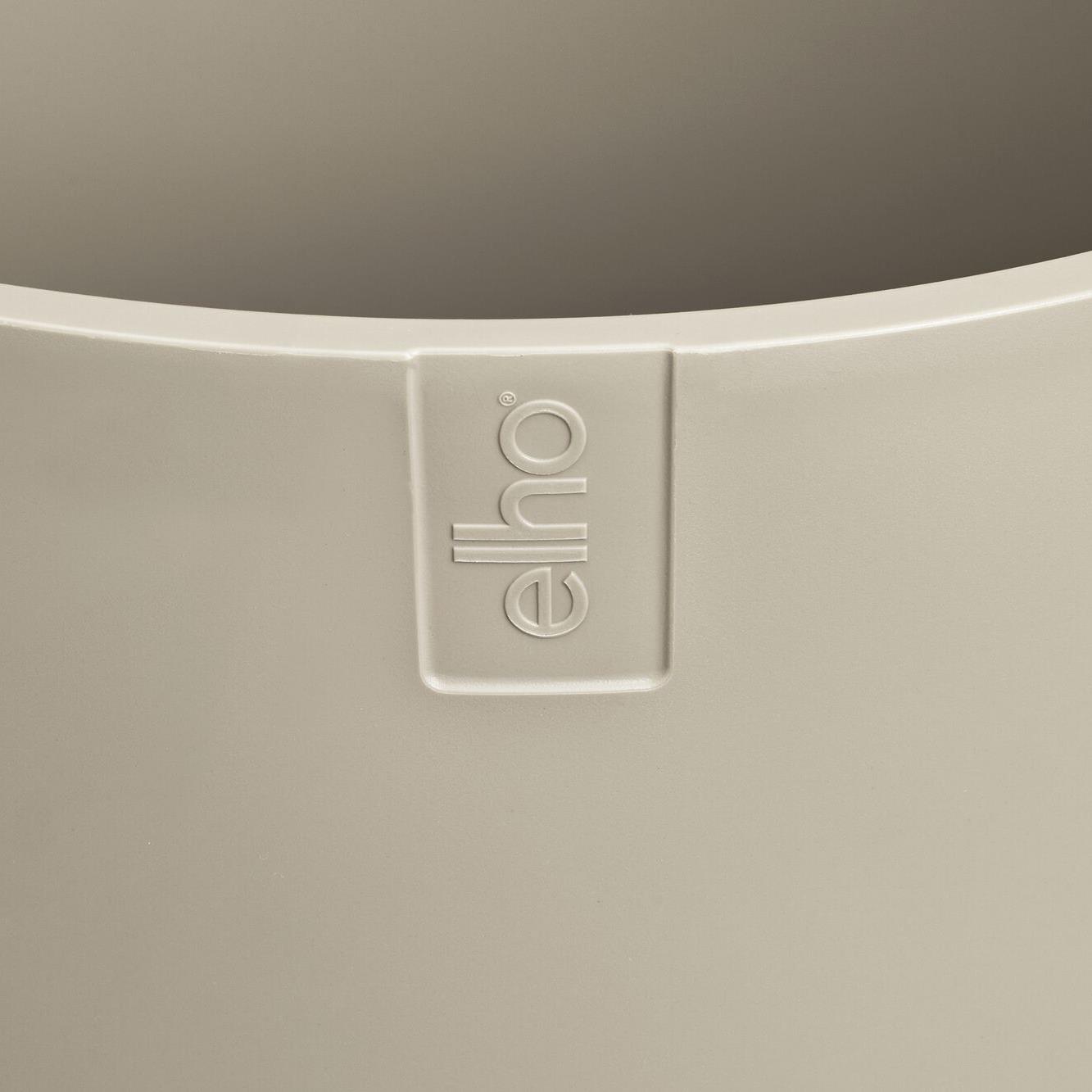 Elho Eden 35 - Zacht taupe - L 36 x B  x H 32 cm - Binnen en Buiten - 100% gerecycled