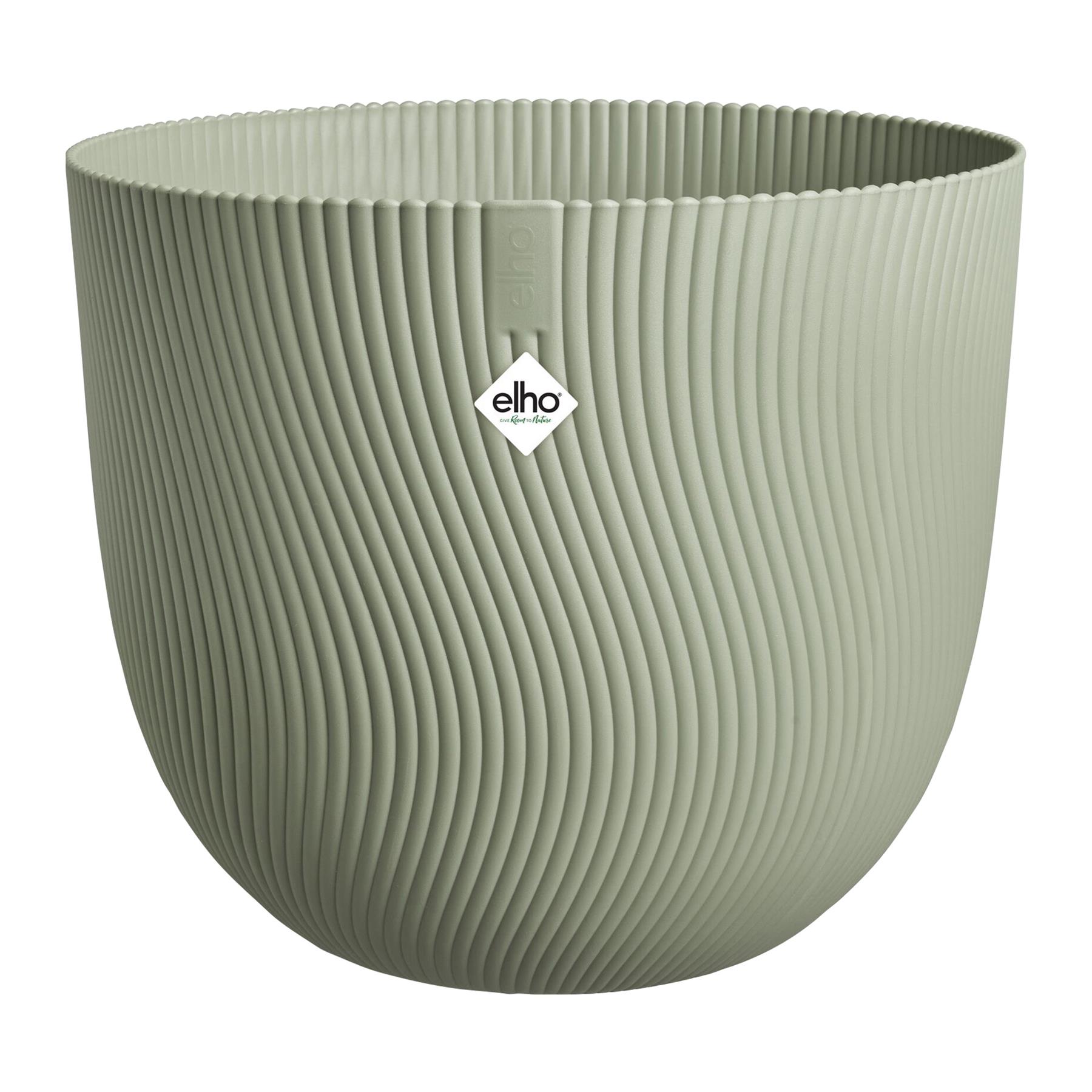 Elho Sereh Rond - Groen - L 30 x B  x H 25 cm - Binnen en Buiten - 100% gerecycled