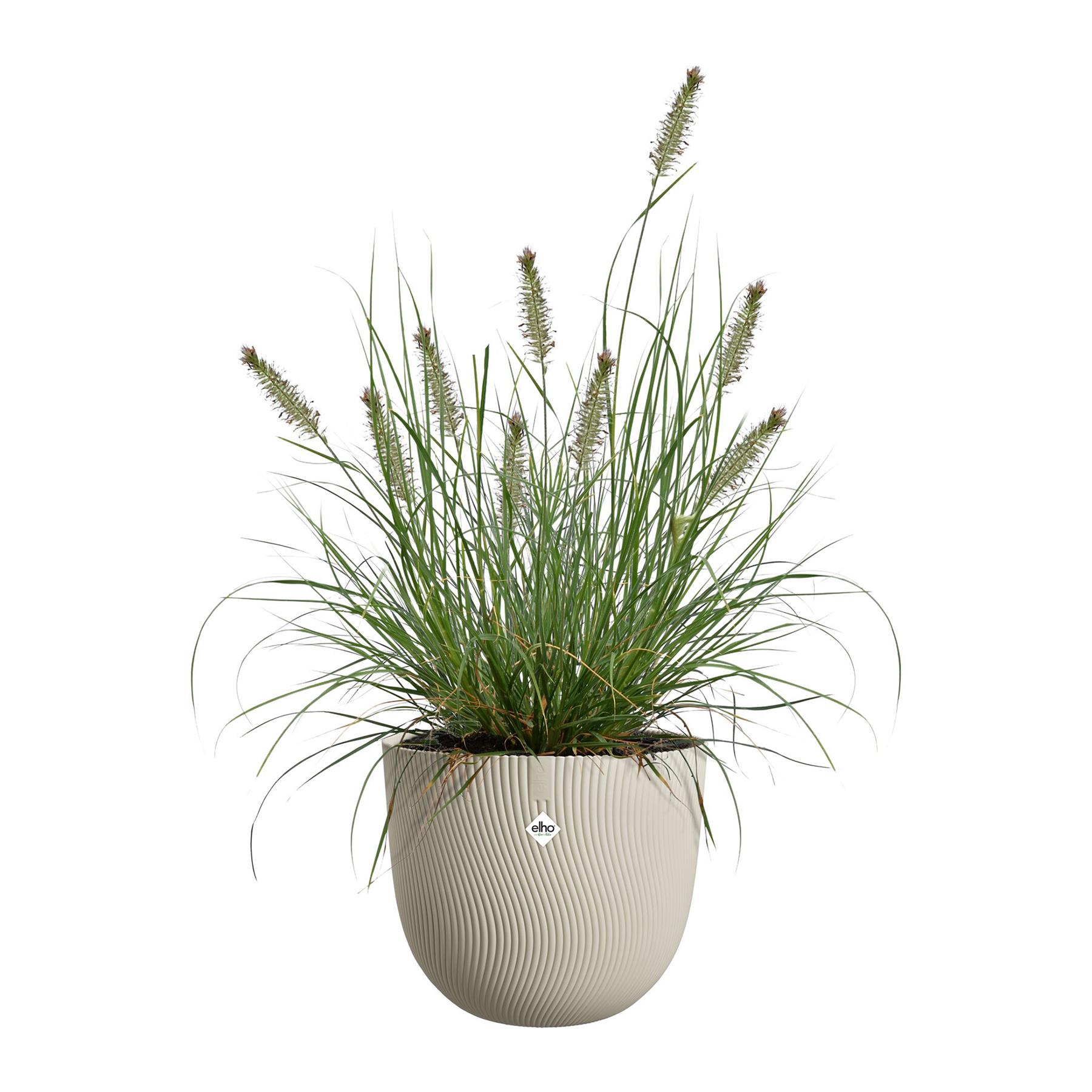 Elho Sereh Rond - Beige - L 30 x B  x H 25 cm - Binnen en Buiten - 100% gerecycled