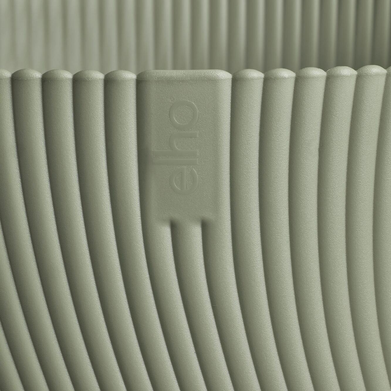 Elho Sereh Rond - Groen - L 30 x B  x H 25 cm - Binnen en Buiten - 100% gerecycled