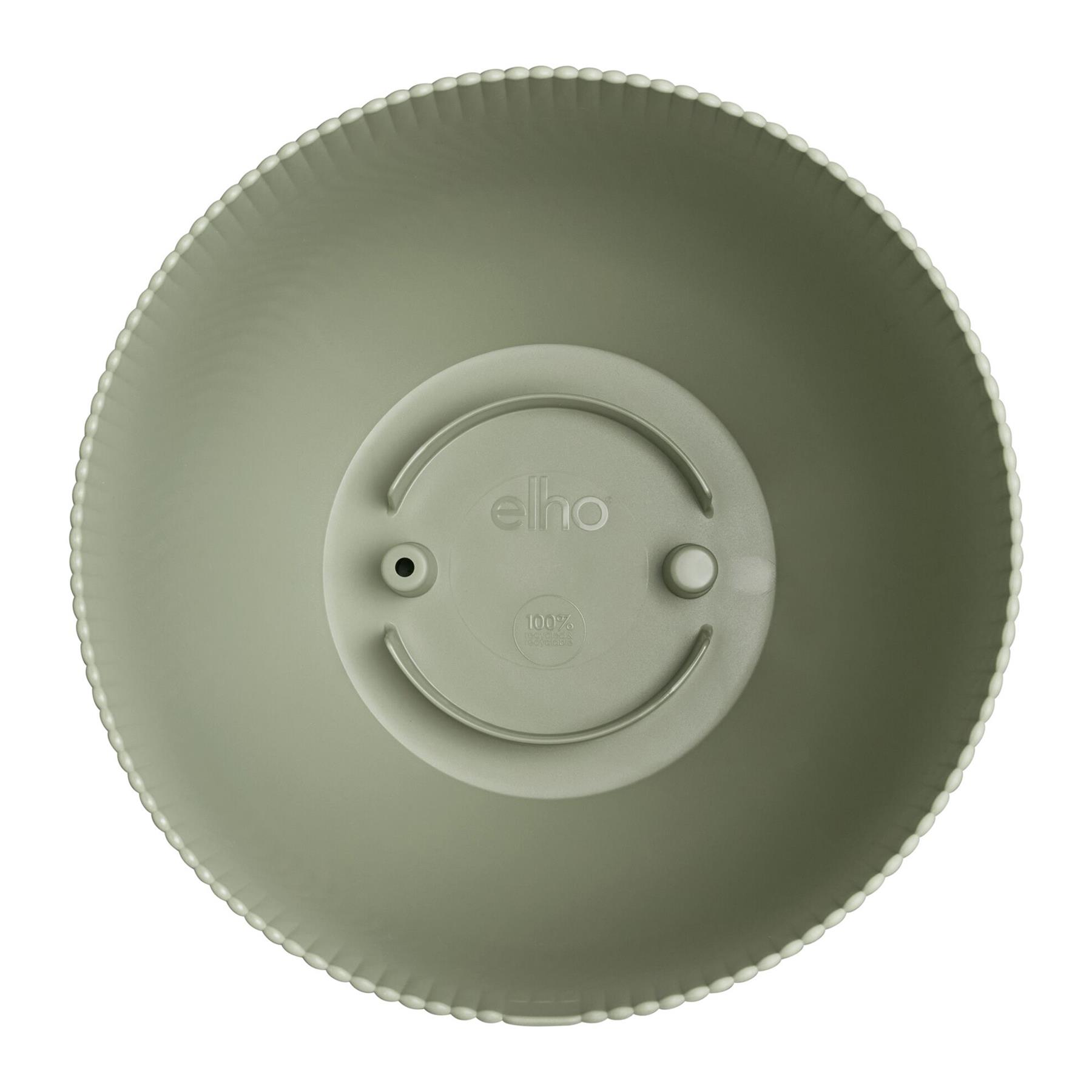 Elho Sereh Rond - Groen - L 30 x B  x H 25 cm - Binnen en Buiten - 100% gerecycled