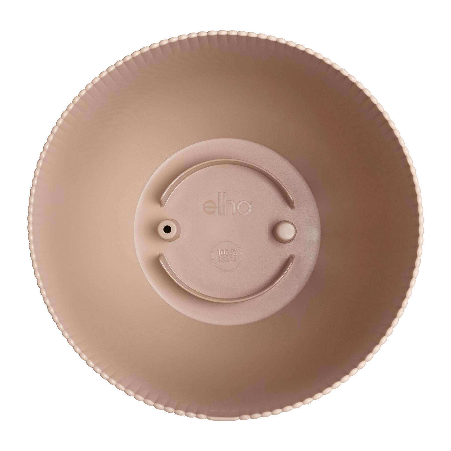 Elho Sereh Rond - Bruin - L 30 x B  x H 25 cm - Binnen en Buiten - 100% gerecycled