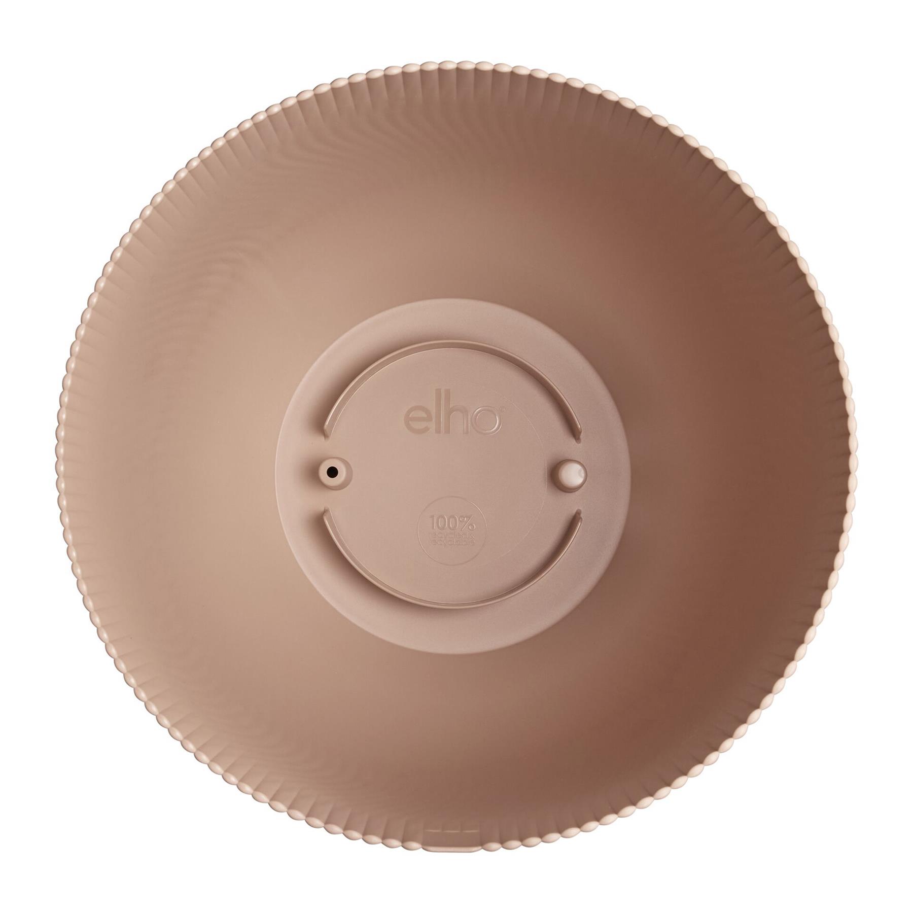 Elho Sereh Rond - Bruin - Ø 39 x H 33 cm - Binnen en Buiten - 100% gerecycled