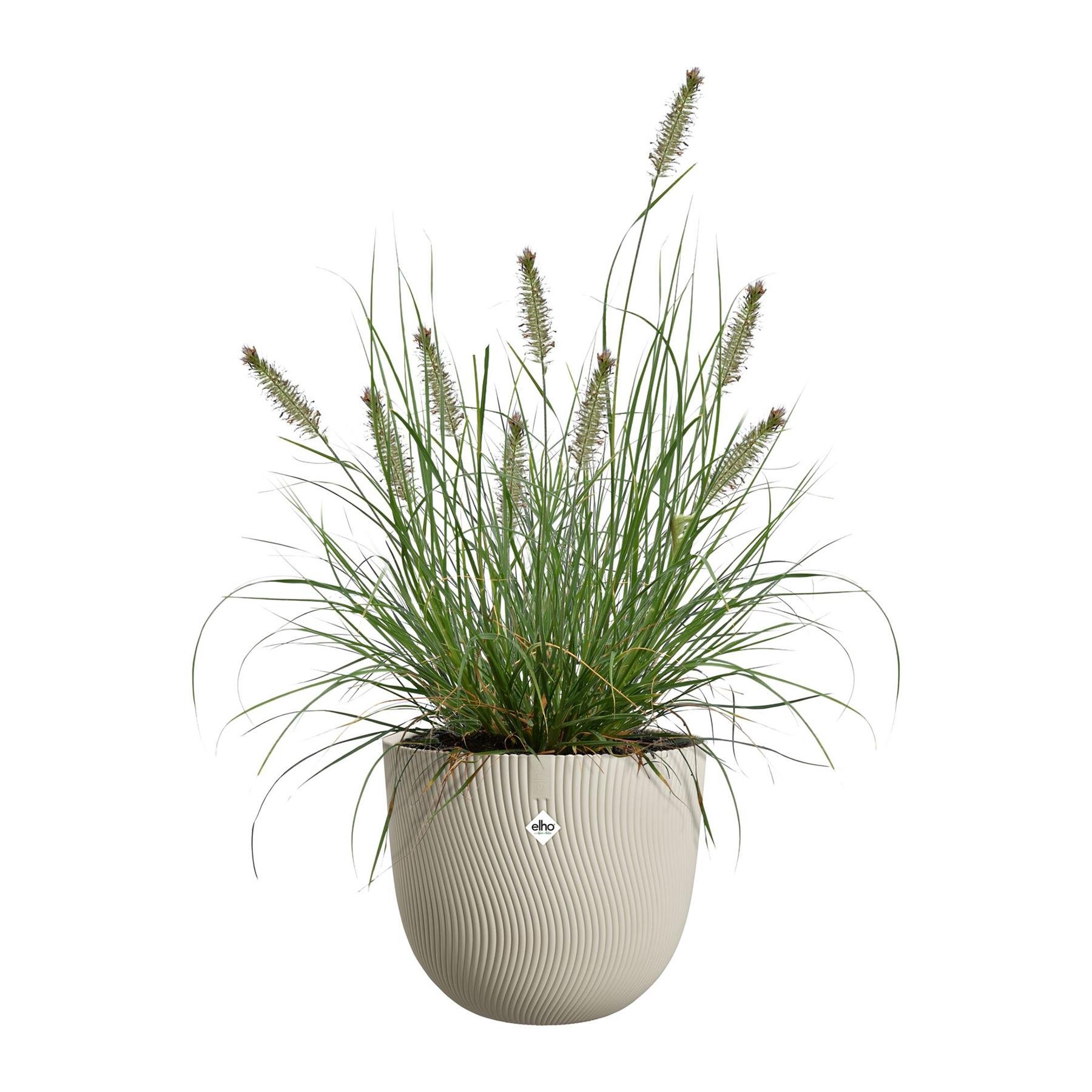 Elho Sereh Rond - Beige - Ø 39 x H 33 cm - Binnen en Buiten - 100% gerecycled