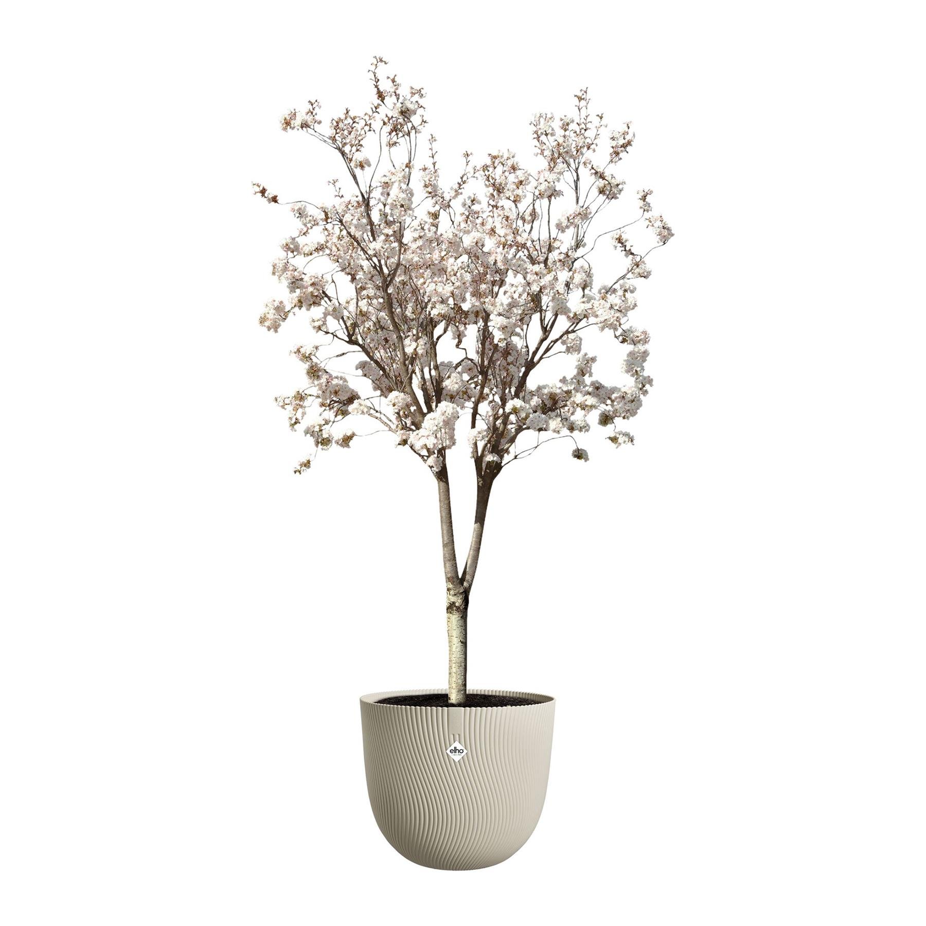 Elho Sereh Rond - Beige - Ø 47 x H 40 cm - Binnen en Buiten - 100% gerecycled