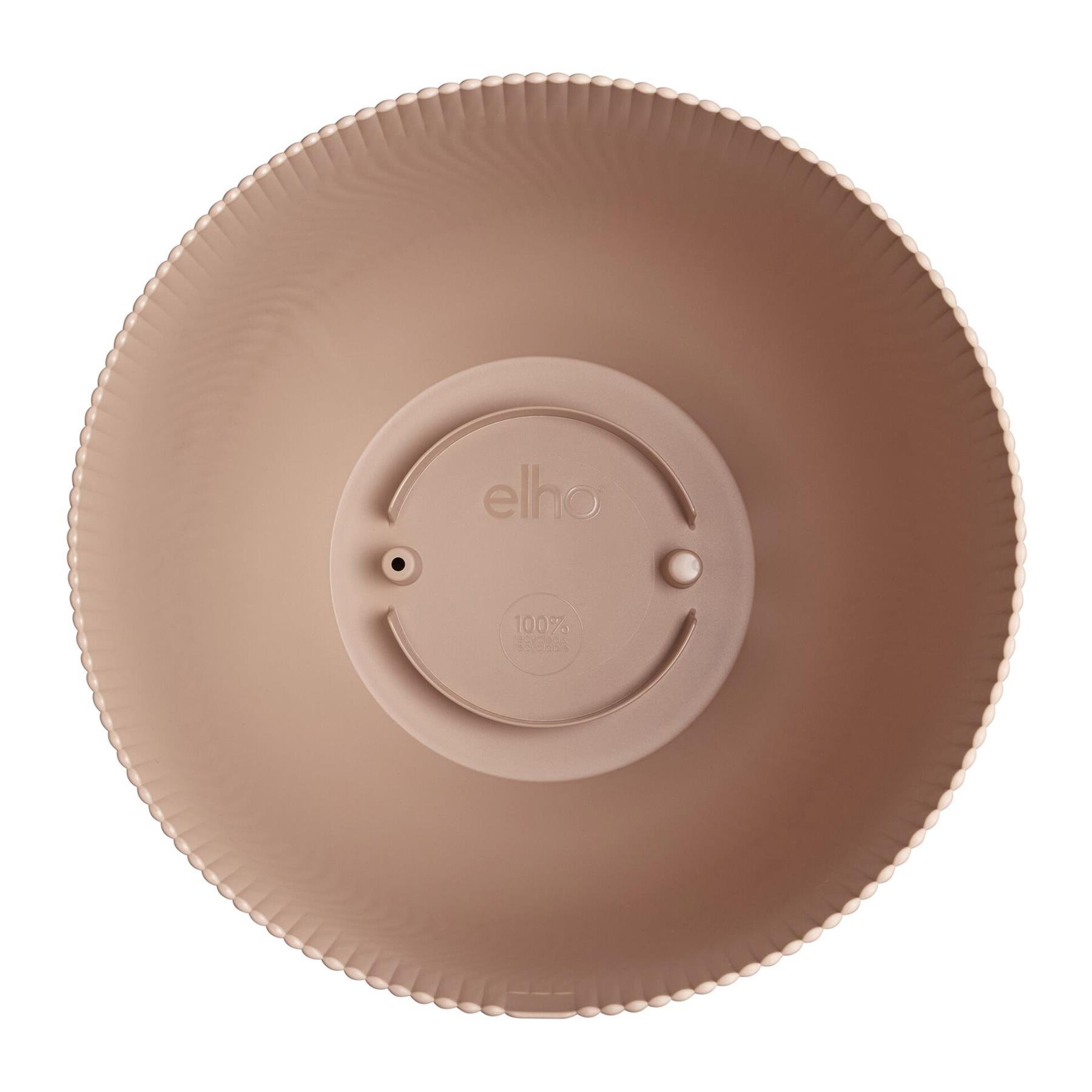 Elho Sereh Rond - Bruin - Ø 47 x H 40 cm - Binnen en Buiten - 100% gerecycled