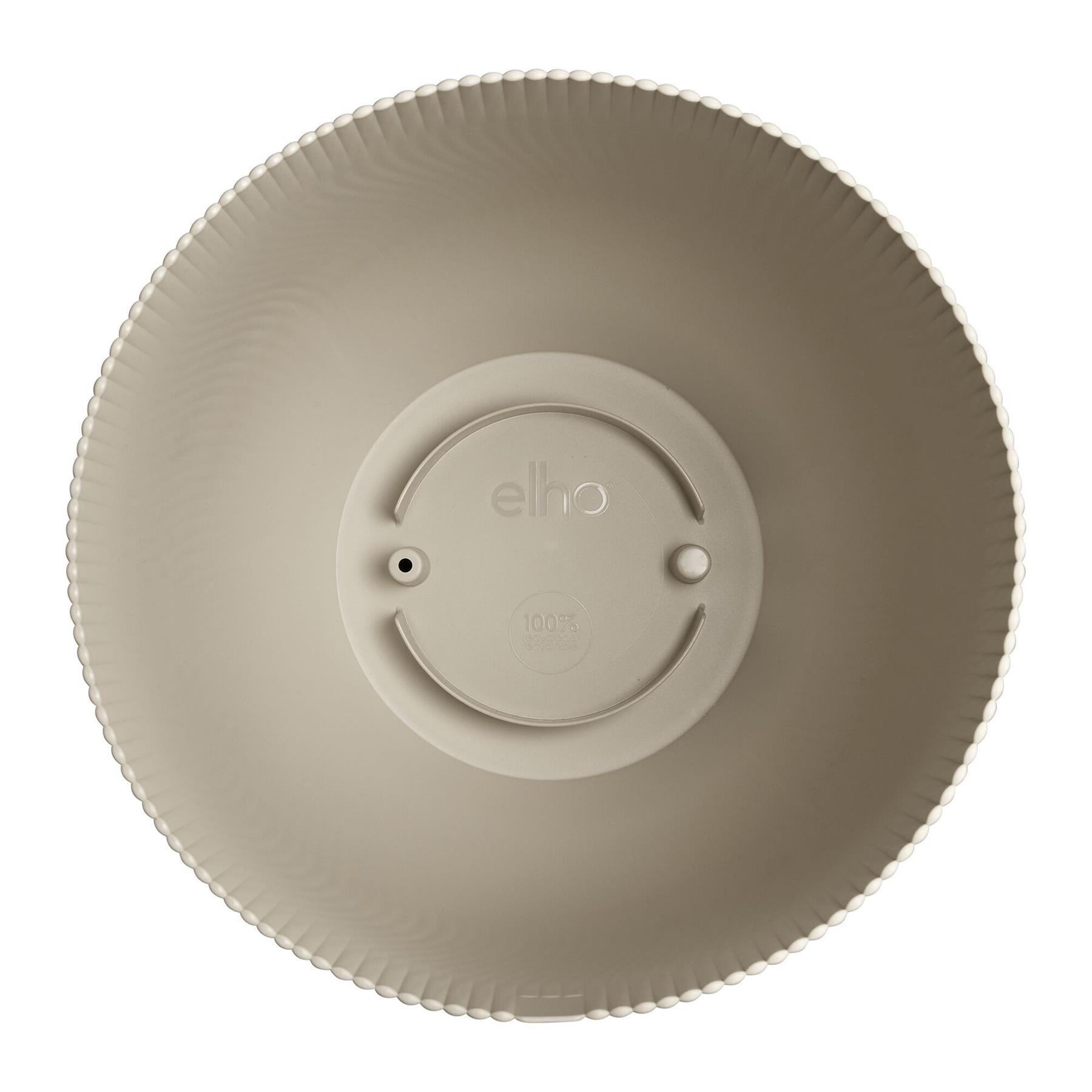 Elho Sereh Rond - Beige - Ø 39 x H 33 cm - Binnen en Buiten - 100% gerecycled