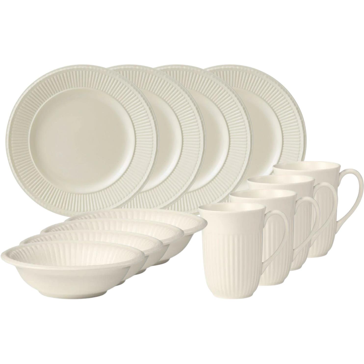 Wedgwood Ontbijtset Edme - 12-delig | 4 personen