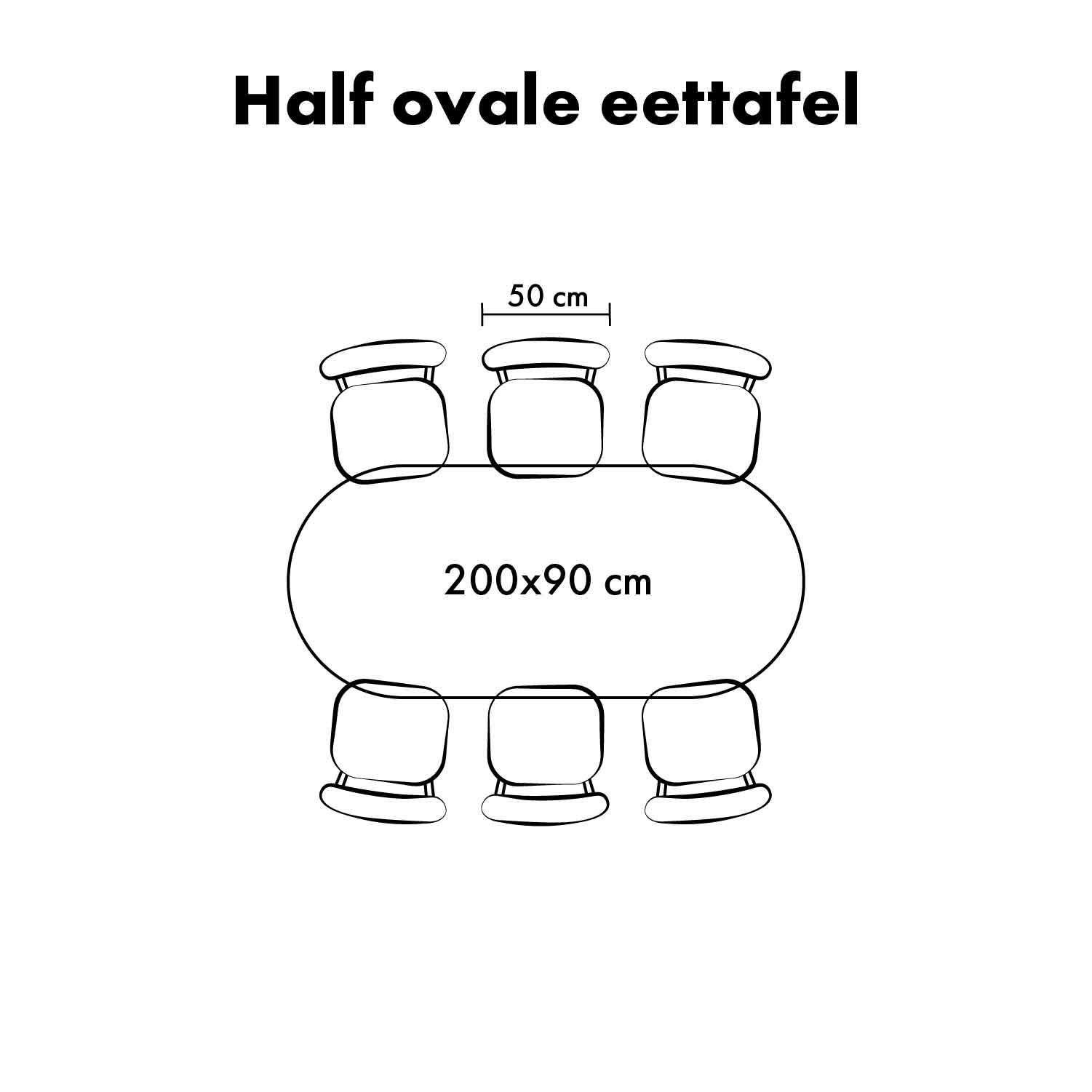 Lewis & Loft Eettafel Lynn – Ovaal – 200x90 cm – Naturel