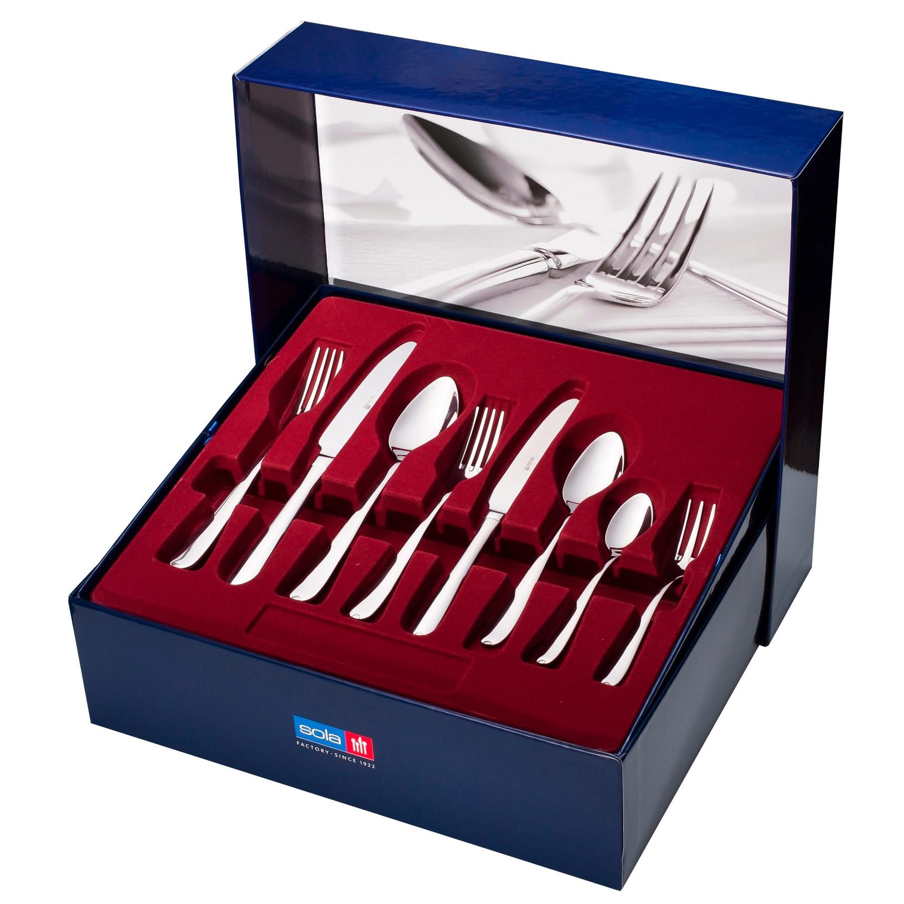 Sola Bestekset Fleurie - 18|10 RVS - 70 delig | 8 personen