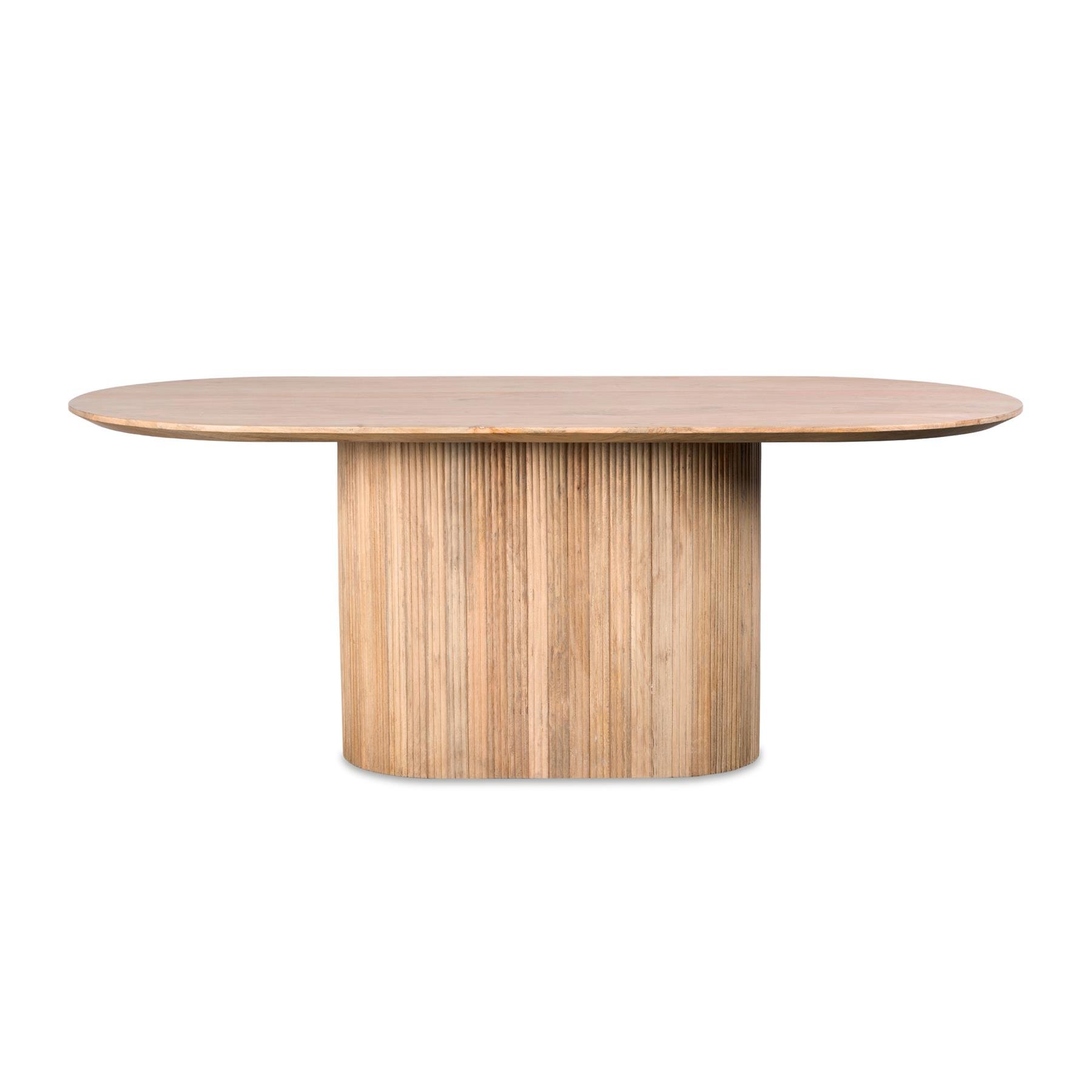 Lewis & Loft Eettafel Lynn – Ovaal – 200x90 cm – Naturel