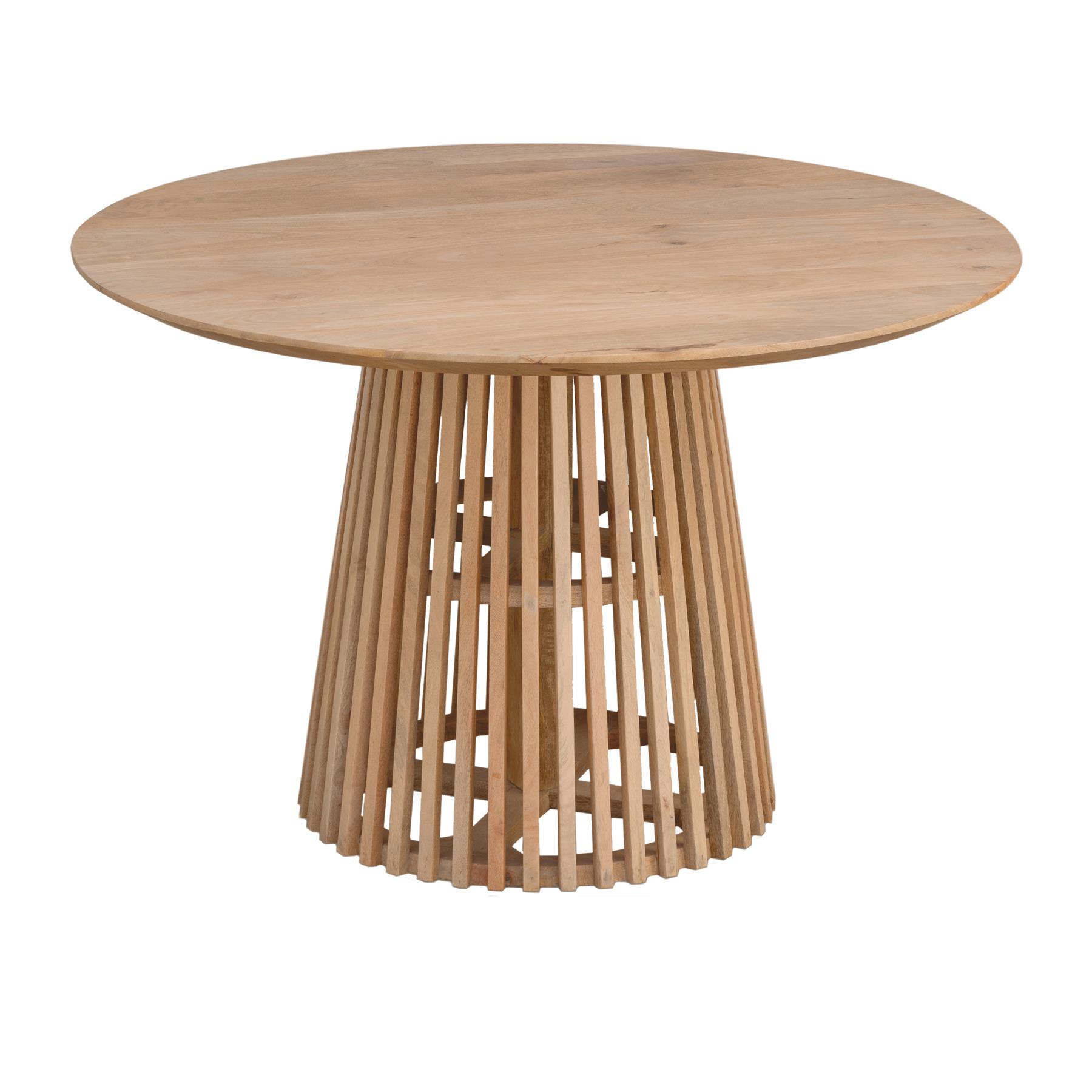 Lewis & Loft Eettafel Levi – FSC® mangohout – Rond – Ø120 cm – Naturel