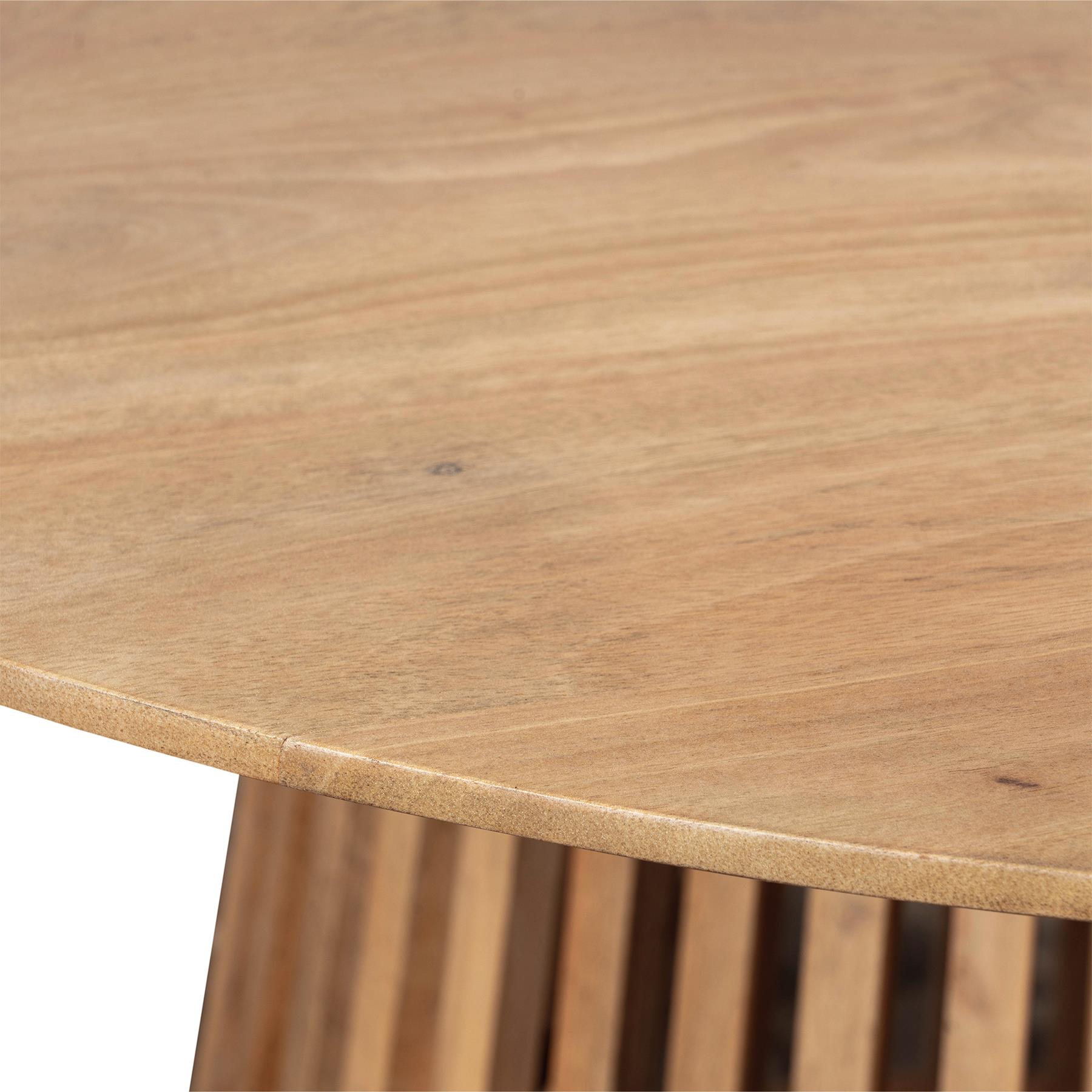 Lewis & Loft Eettafel Levi – FSC® mangohout – Rond – Ø120 cm – Naturel