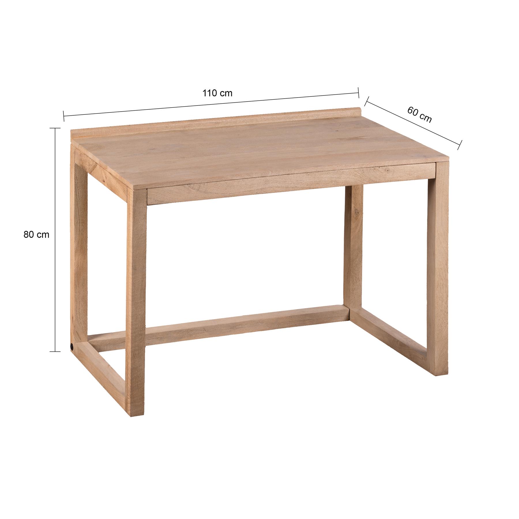 Lewis & Loft Bureau Leona - FSC® mangohout - Zandkleur