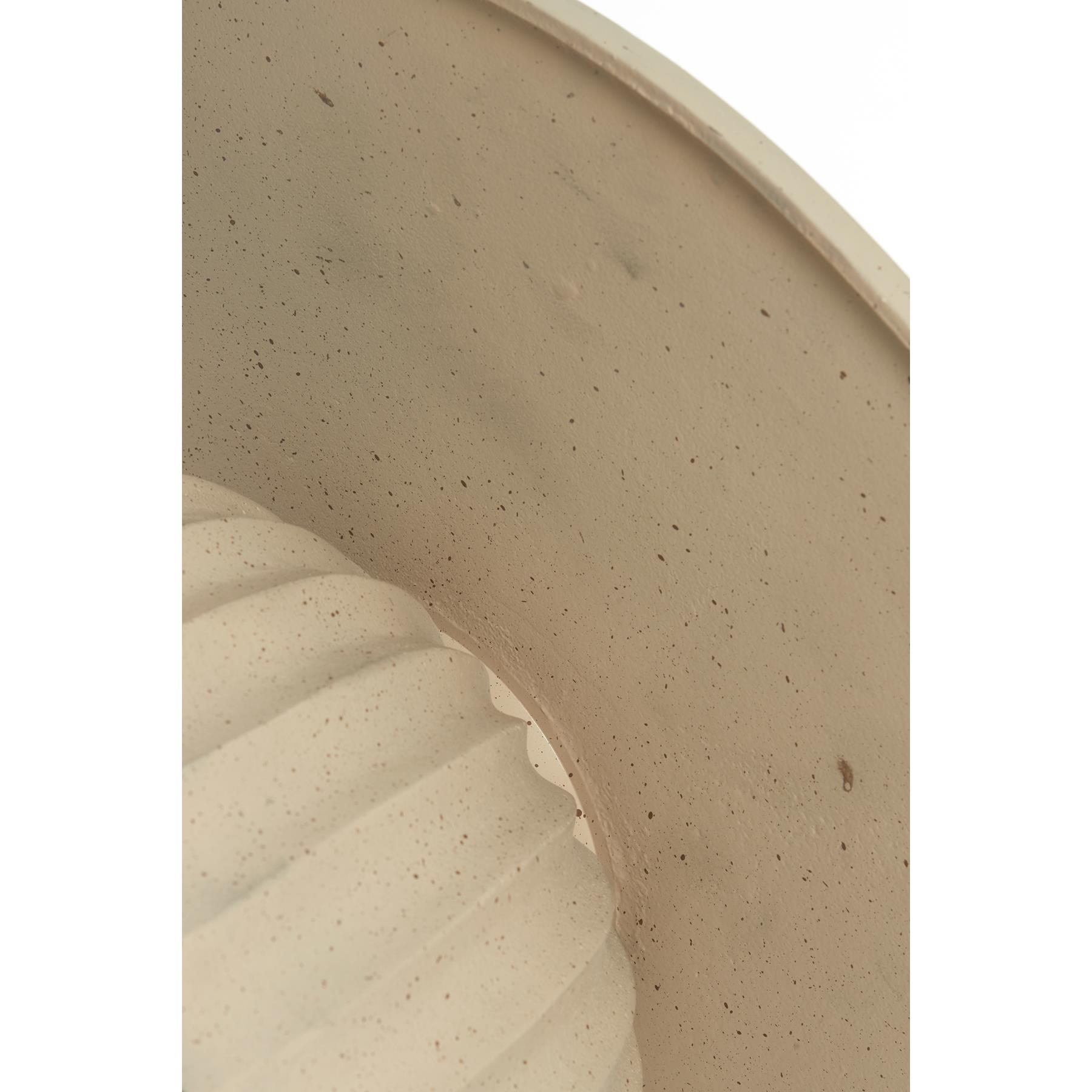 Light&living Bijzettafel Ø70x33,5 cm VEGLIA mat zand+licht brn gesp...