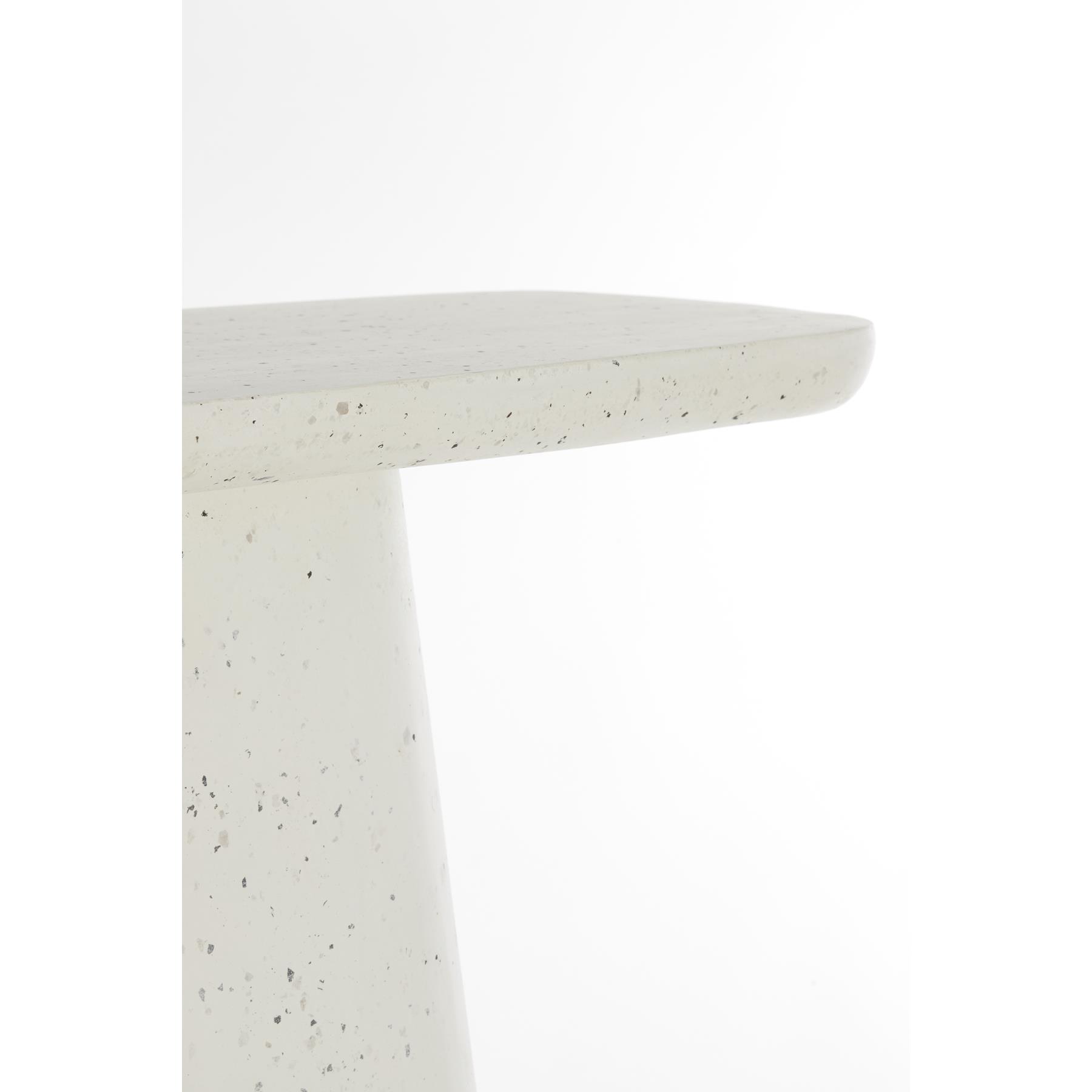 Light&living Side table 120x40x78 cm HAMURA terrazzo wit