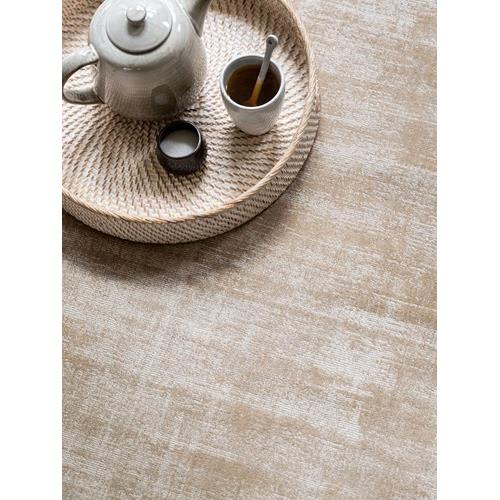 MUST Living Carpet La Belle round large,Ø250 cm, beige, 100% viscose