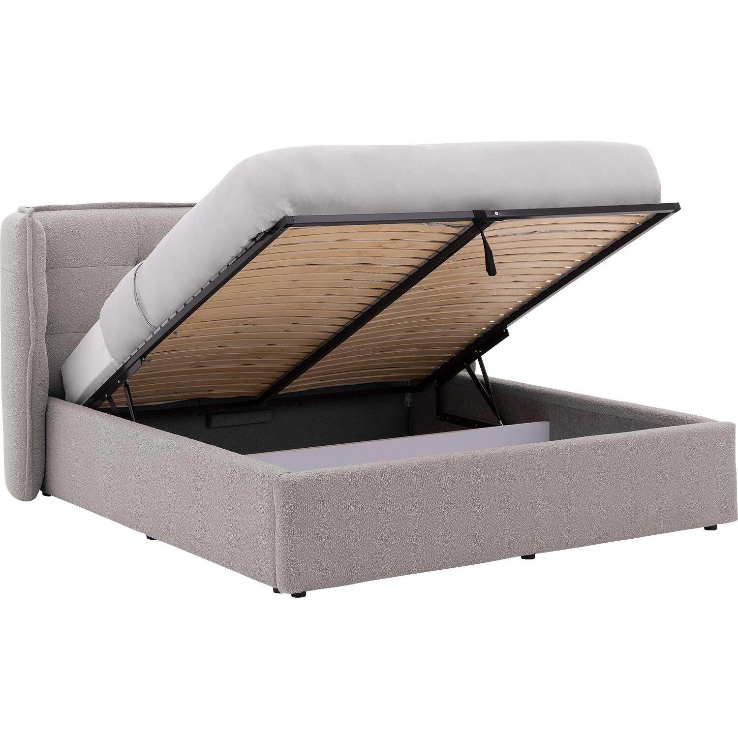 Goossens Gestoffeerd Bedframe Canon - 160 x 200 - Stof boucle