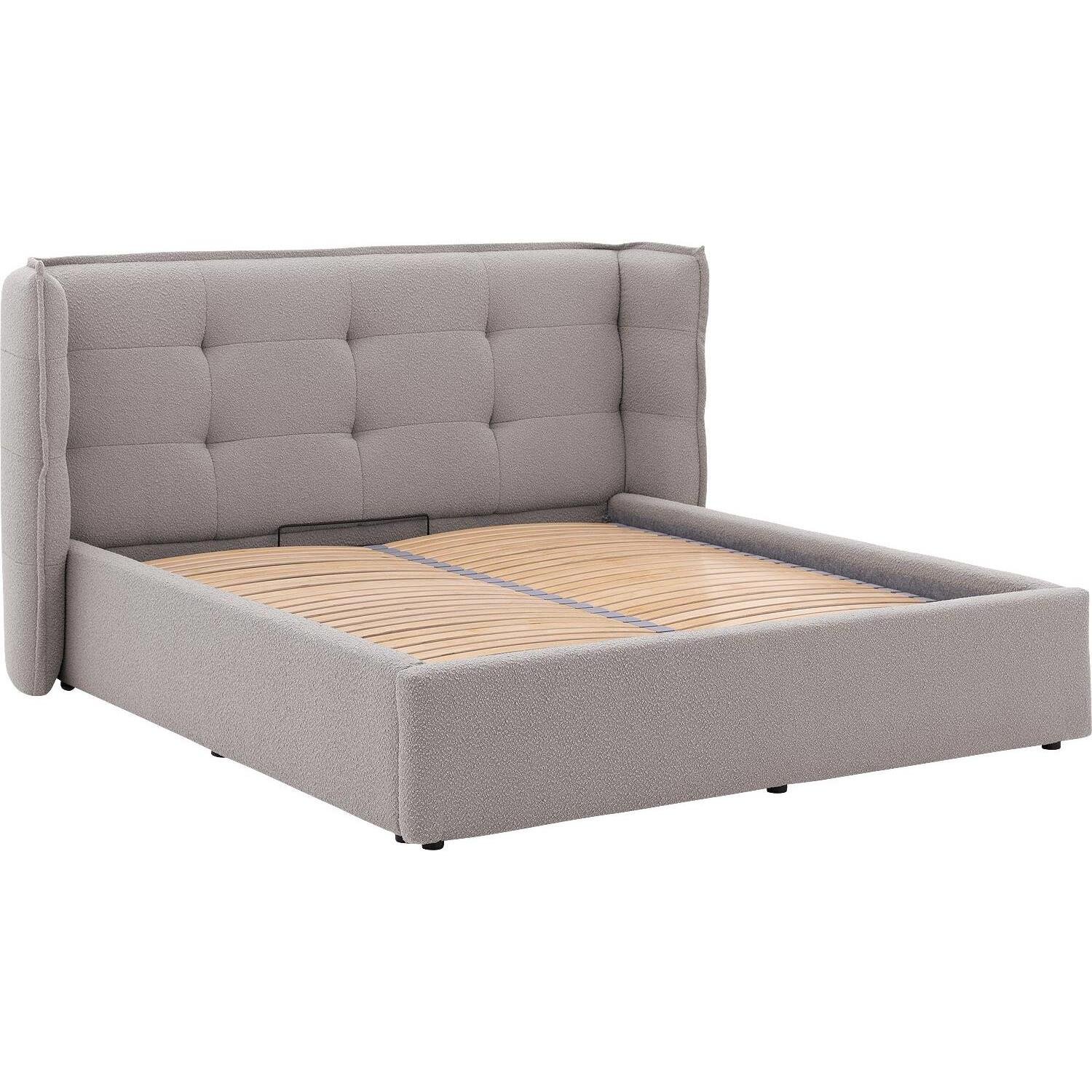 Goossens Gestoffeerd Bedframe Canon - 160 x 200 - Stof boucle