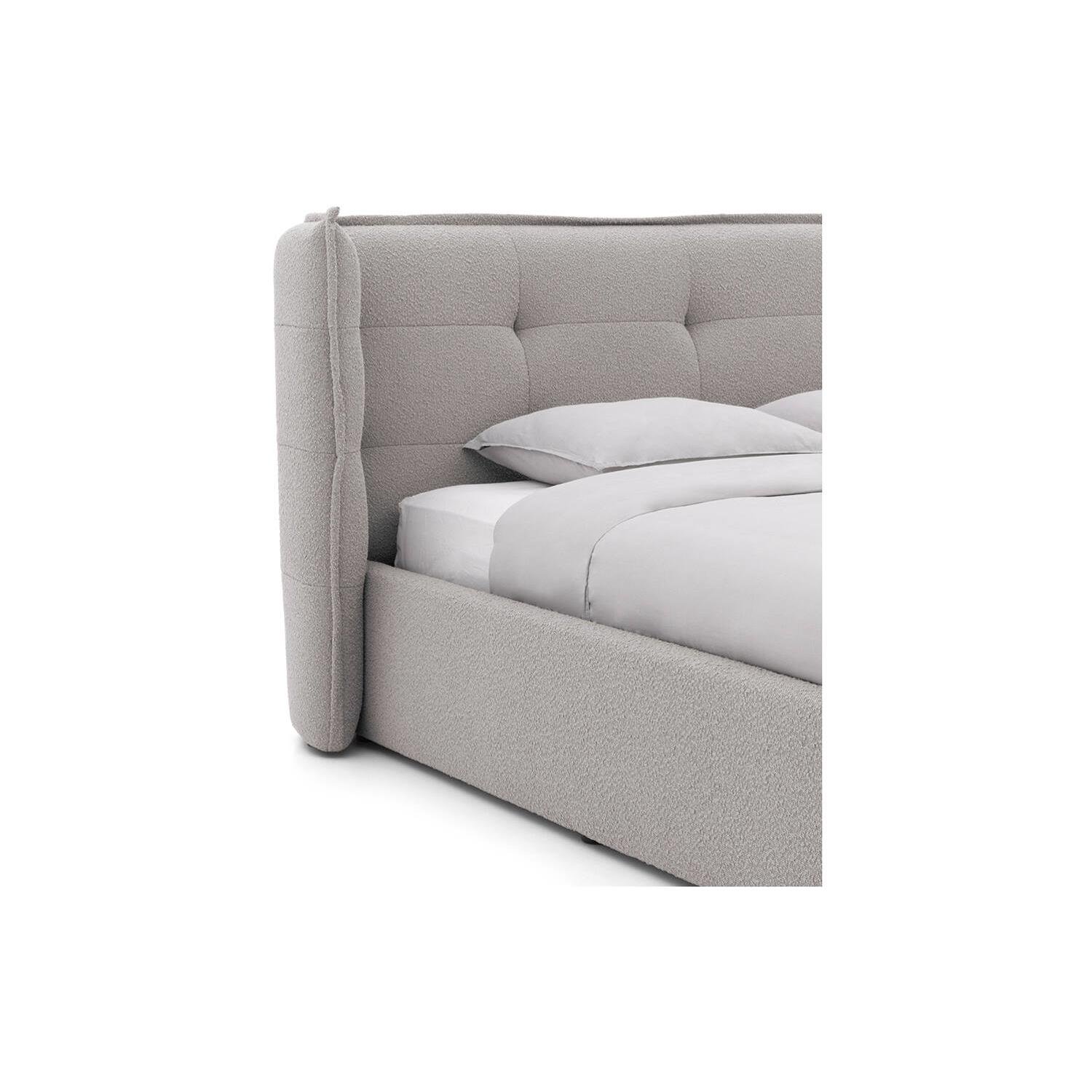Goossens Gestoffeerd Bedframe Canon - 160 x 200 - Stof boucle