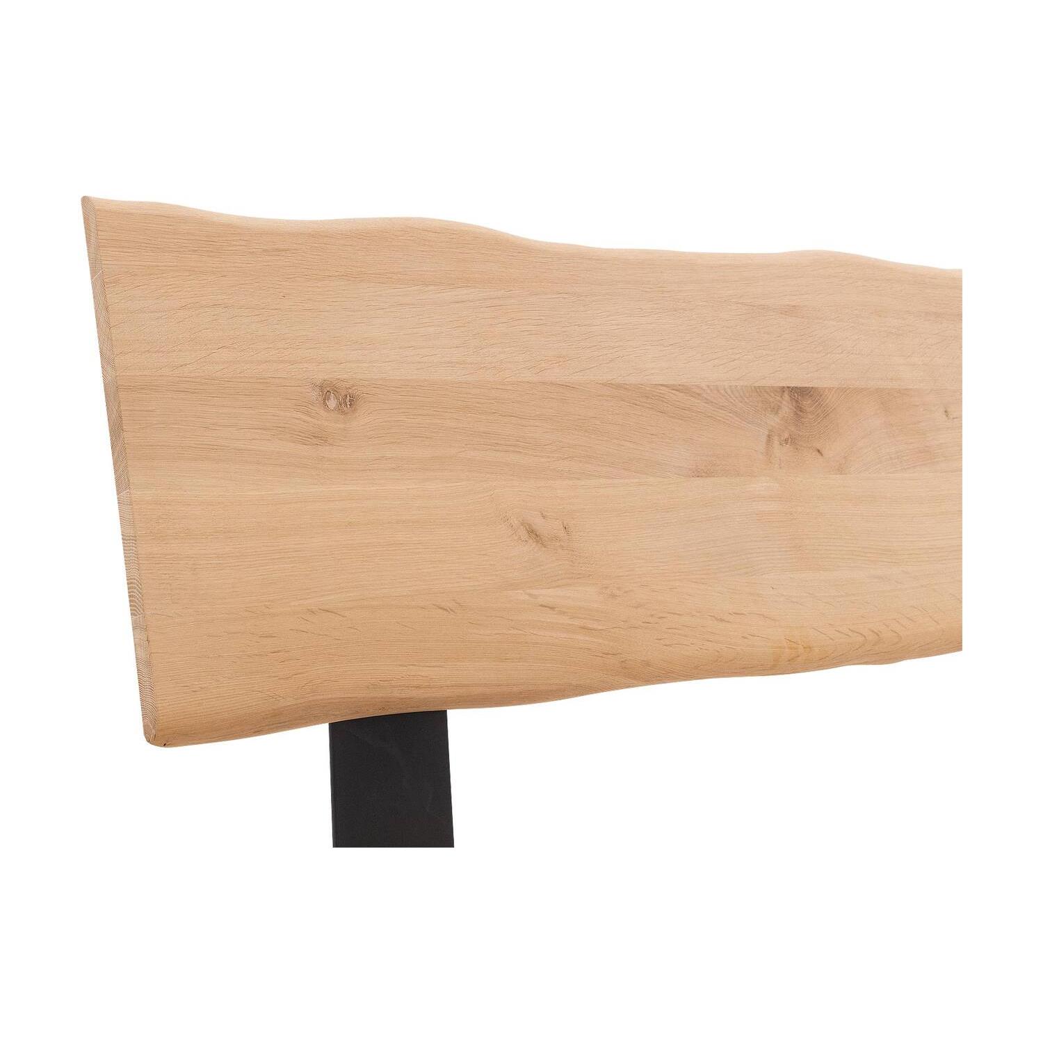 Goossens Bedframe Slade, Bedframe 160 x 220 cm hoofdbord organisch