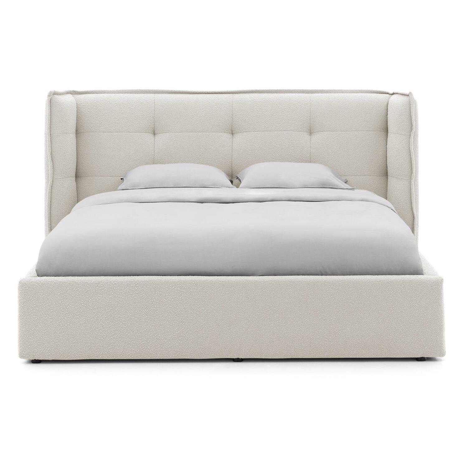 Goossens Gestoffeerd Bedframe Canon - 180 x 200 - Stof boucle