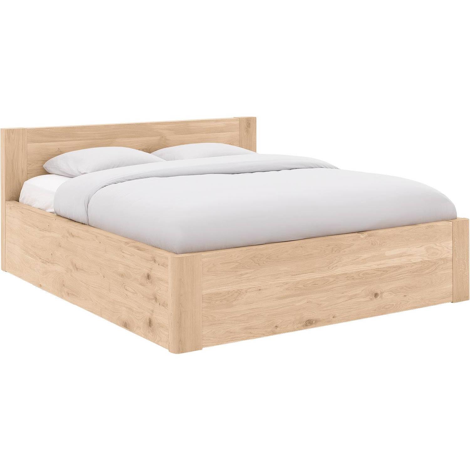 Goossens Bedframe Bibi - 180 x 200 - Eiken naturel - Hout