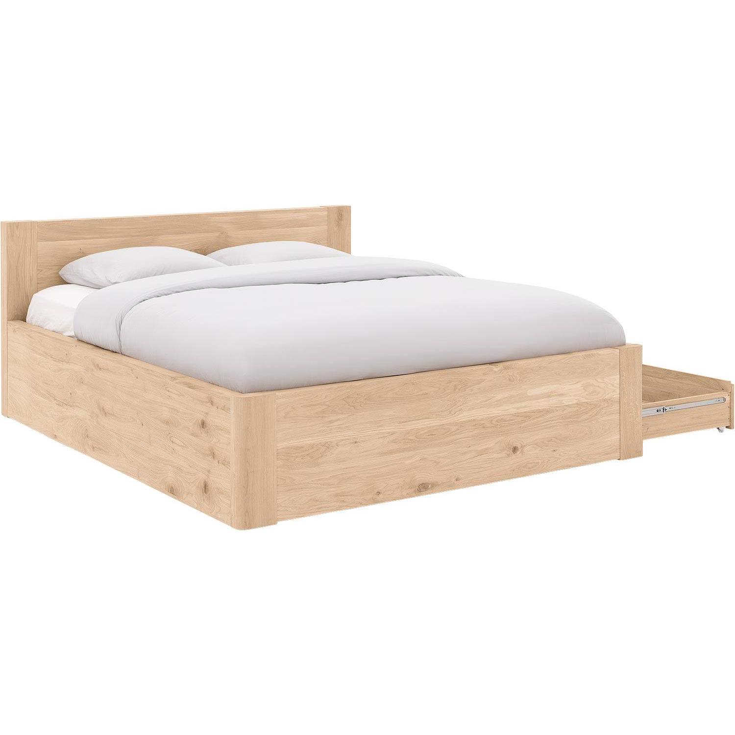 Goossens Bedframe Bibi - 180 x 200 - Eiken naturel - Hout