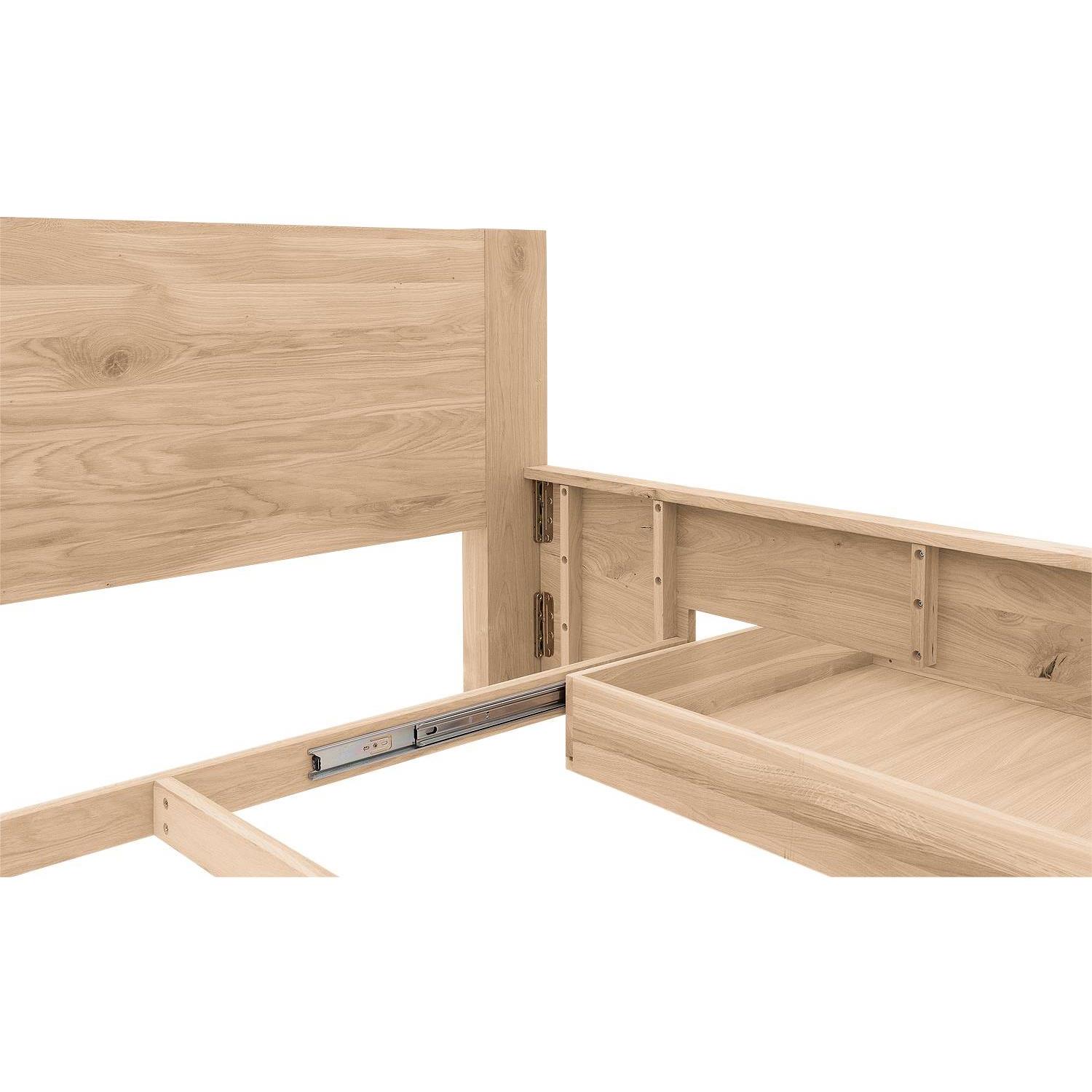Goossens Bedframe Bibi - 180 x 200 - Eiken naturel - Hout