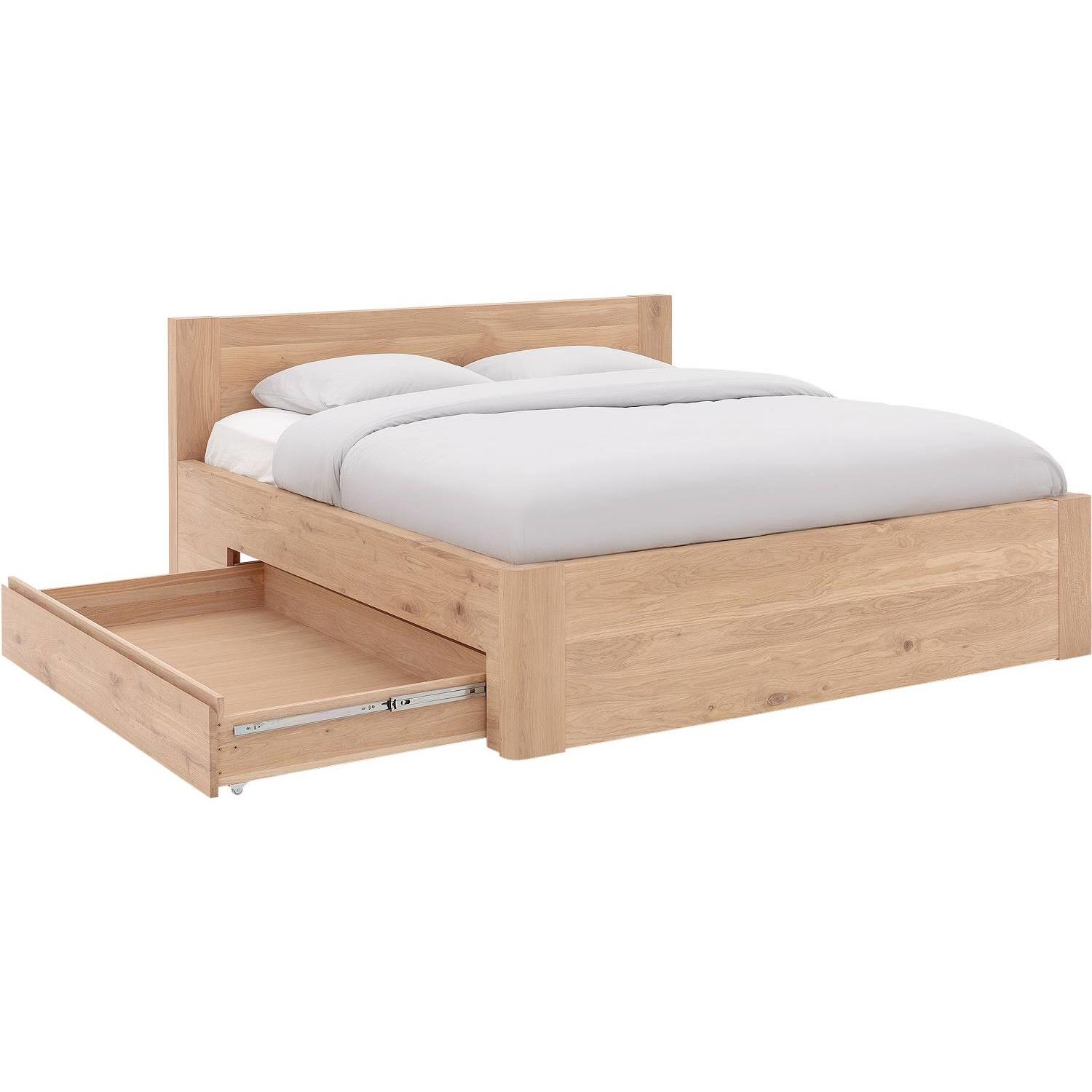 Goossens Bedframe Bibi - 180 x 220 - Eiken naturel - Hout