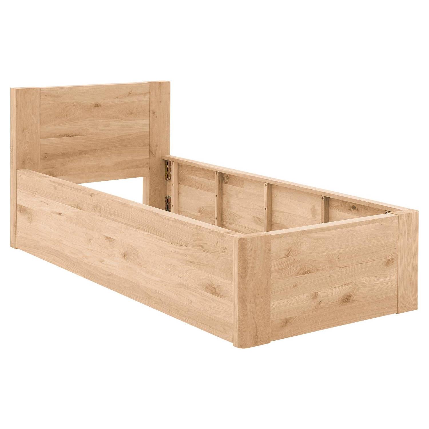 Goossens Bedframe Bibi - 90 x 200 - Eiken soft touch lak blank - Hout