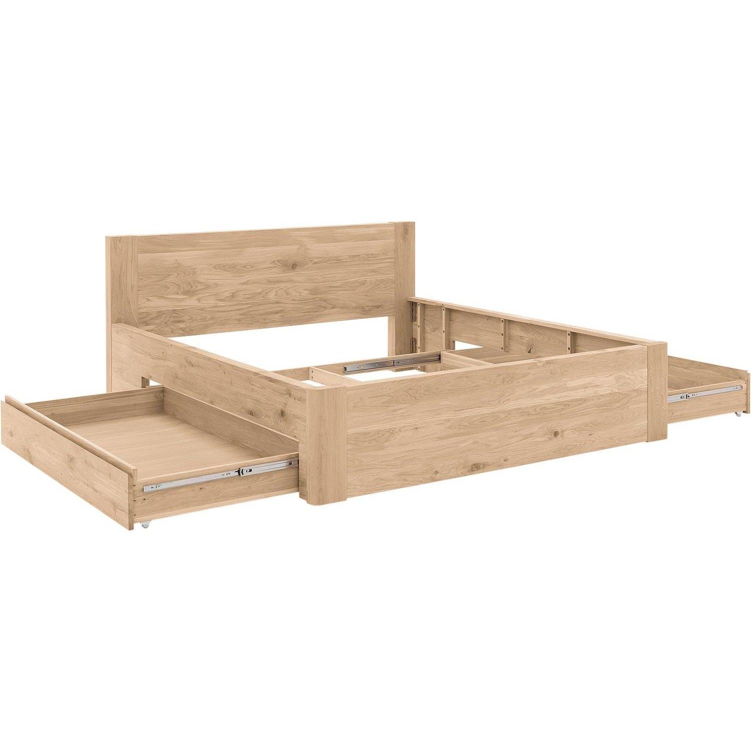 Goossens Bedframe Bibi - 180 x 200 - Eiken naturel - Hout