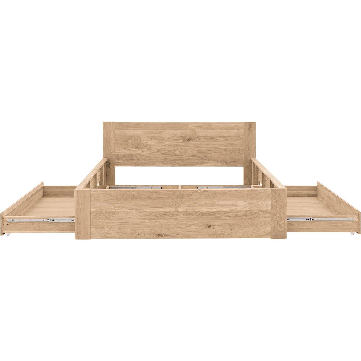 Goossens Bedframe Bibi - 180 x 200 - Eiken naturel - Hout
