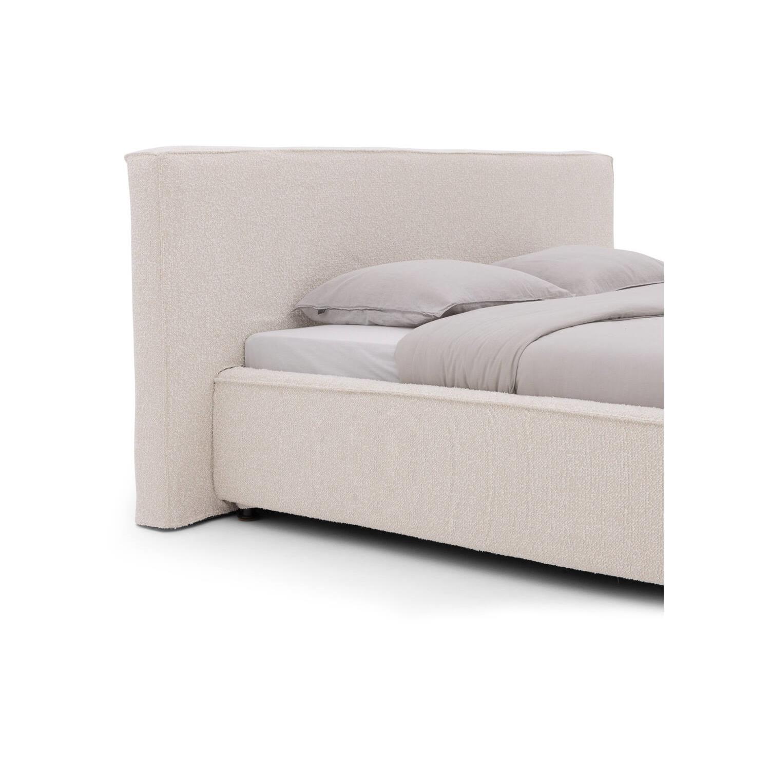 Goossens Bedframe Switch - 160 x 200 - Ahenk 9851 beige - Bouclé