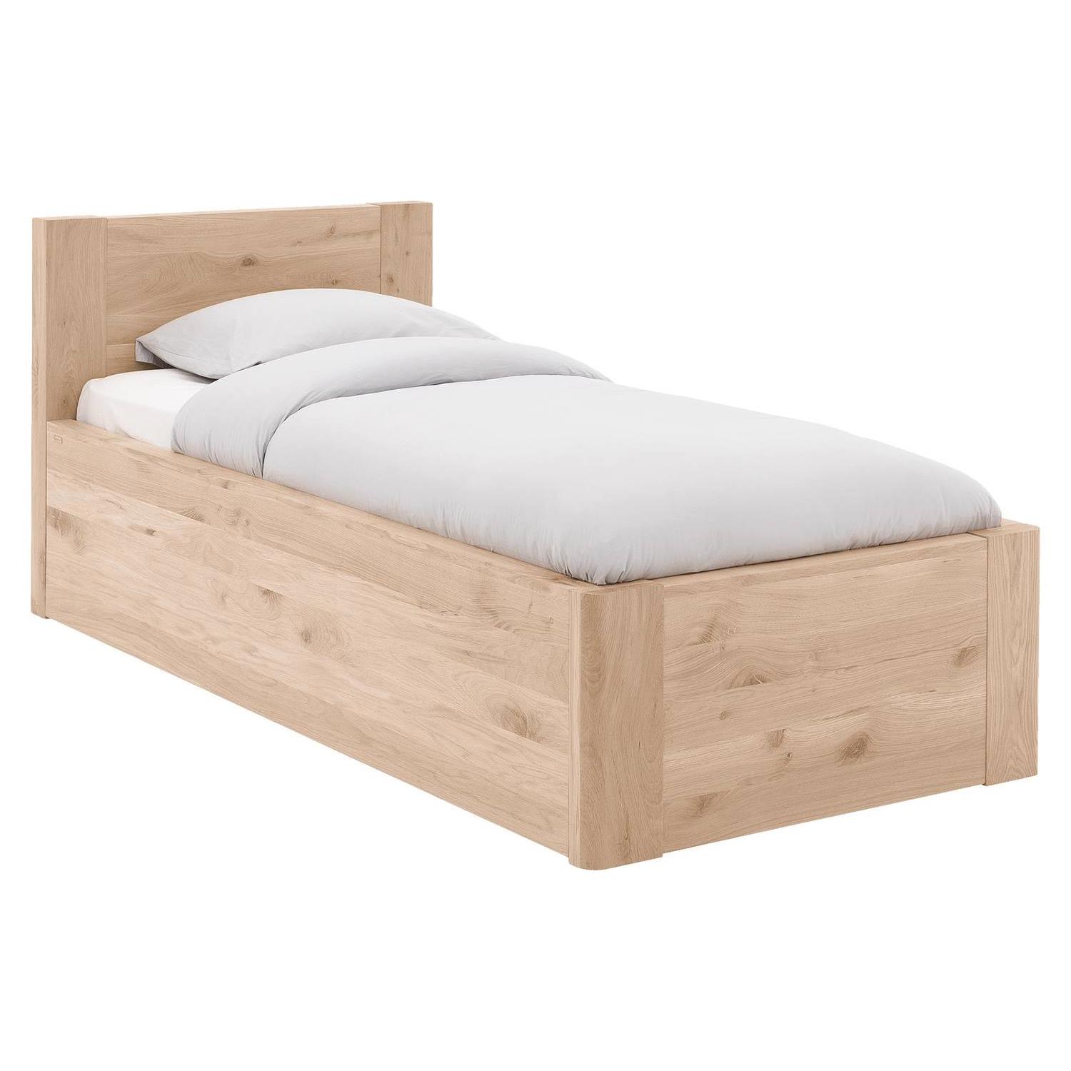 Goossens Bedframe Bibi - 90 x 200 - Eiken gelakt roomwit - Hout