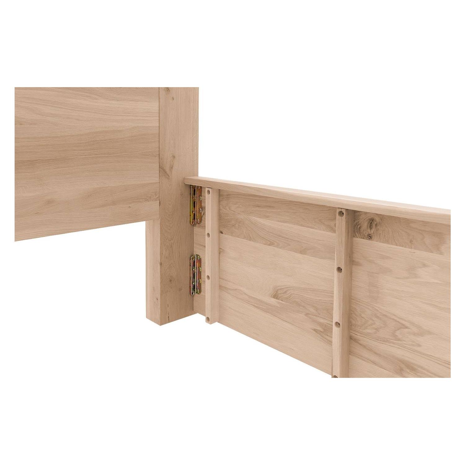 Goossens Bedframe Bibi - 90 x 200 - Eiken gelakt roomwit - Hout