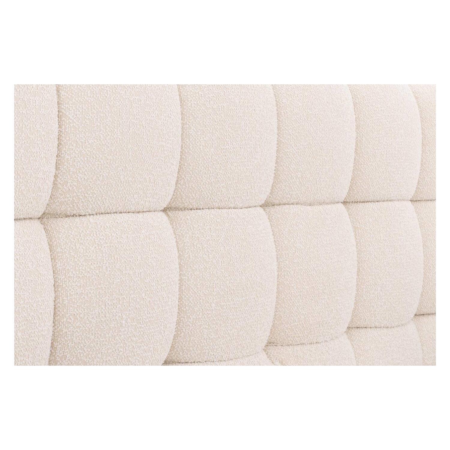 Goossens Gestoffeerd Bedframe Cloud - 160 x 200 - Ahenk 9851 beige -